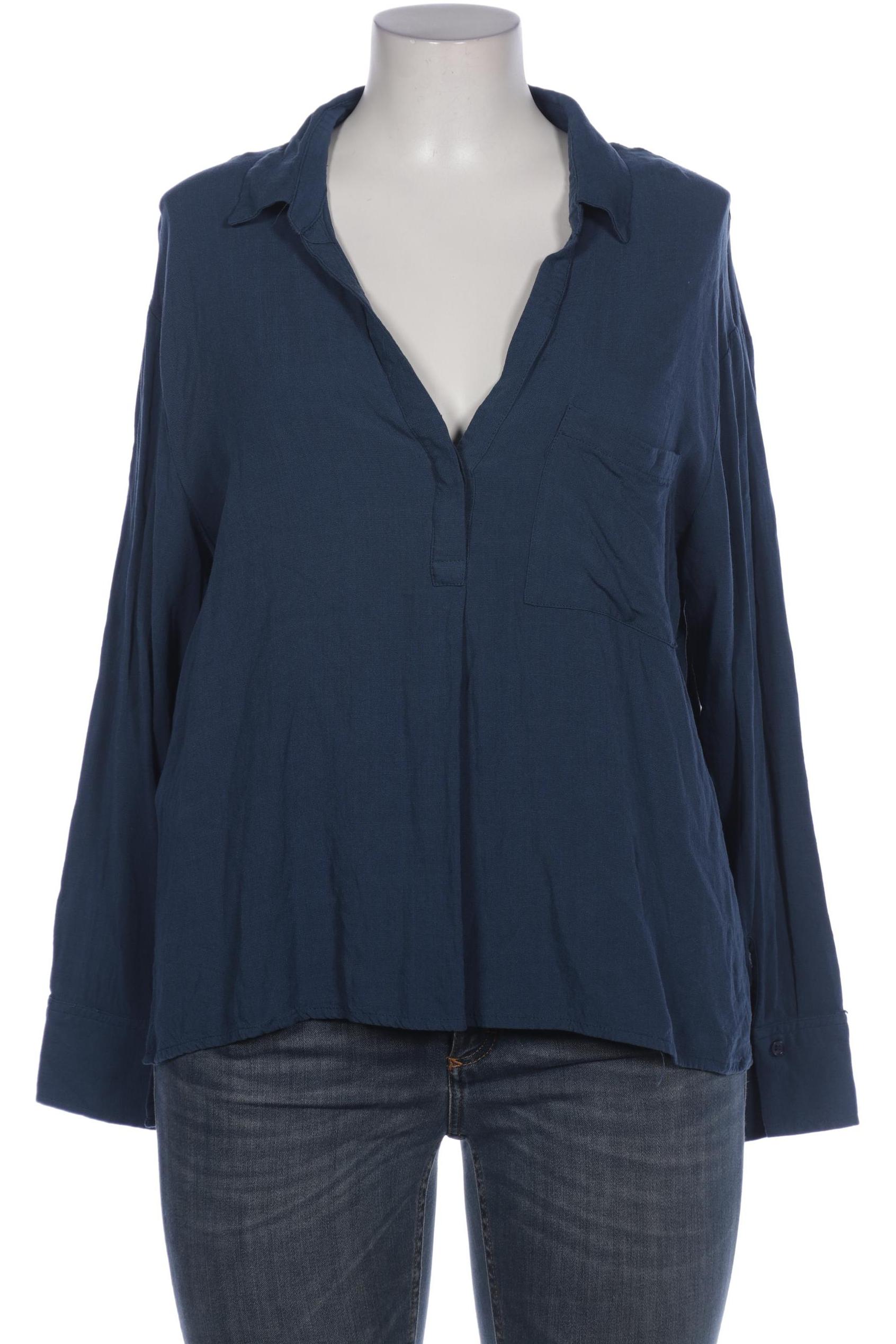 

violeta by Mango Damen Bluse, blau, Gr. 44