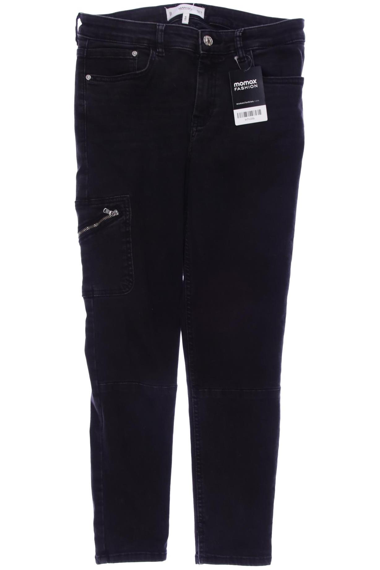 

violeta by Mango Damen Jeans, schwarz, Gr. 38
