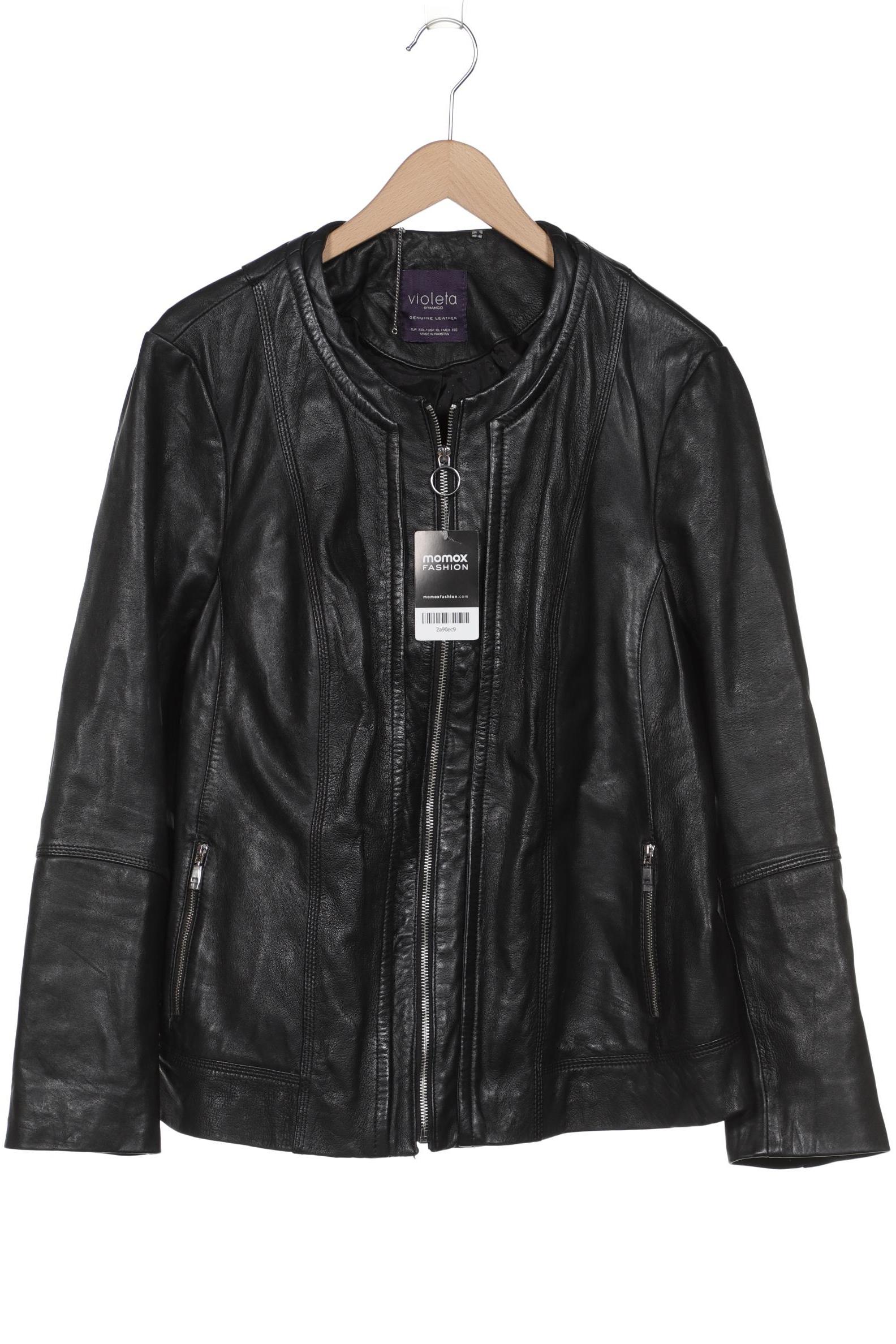 

violeta by Mango Damen Jacke, schwarz, Gr. 46