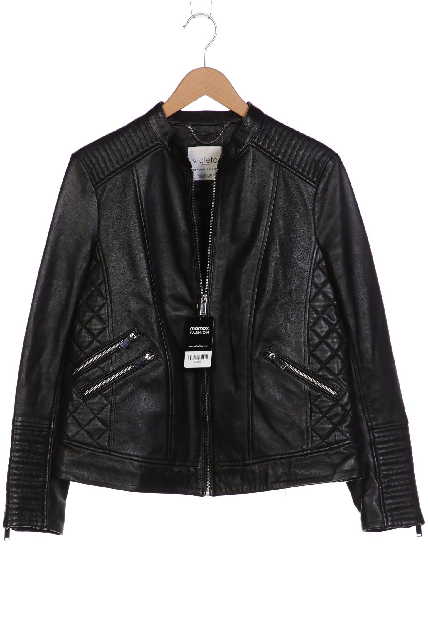 

violeta by Mango Damen Jacke, schwarz