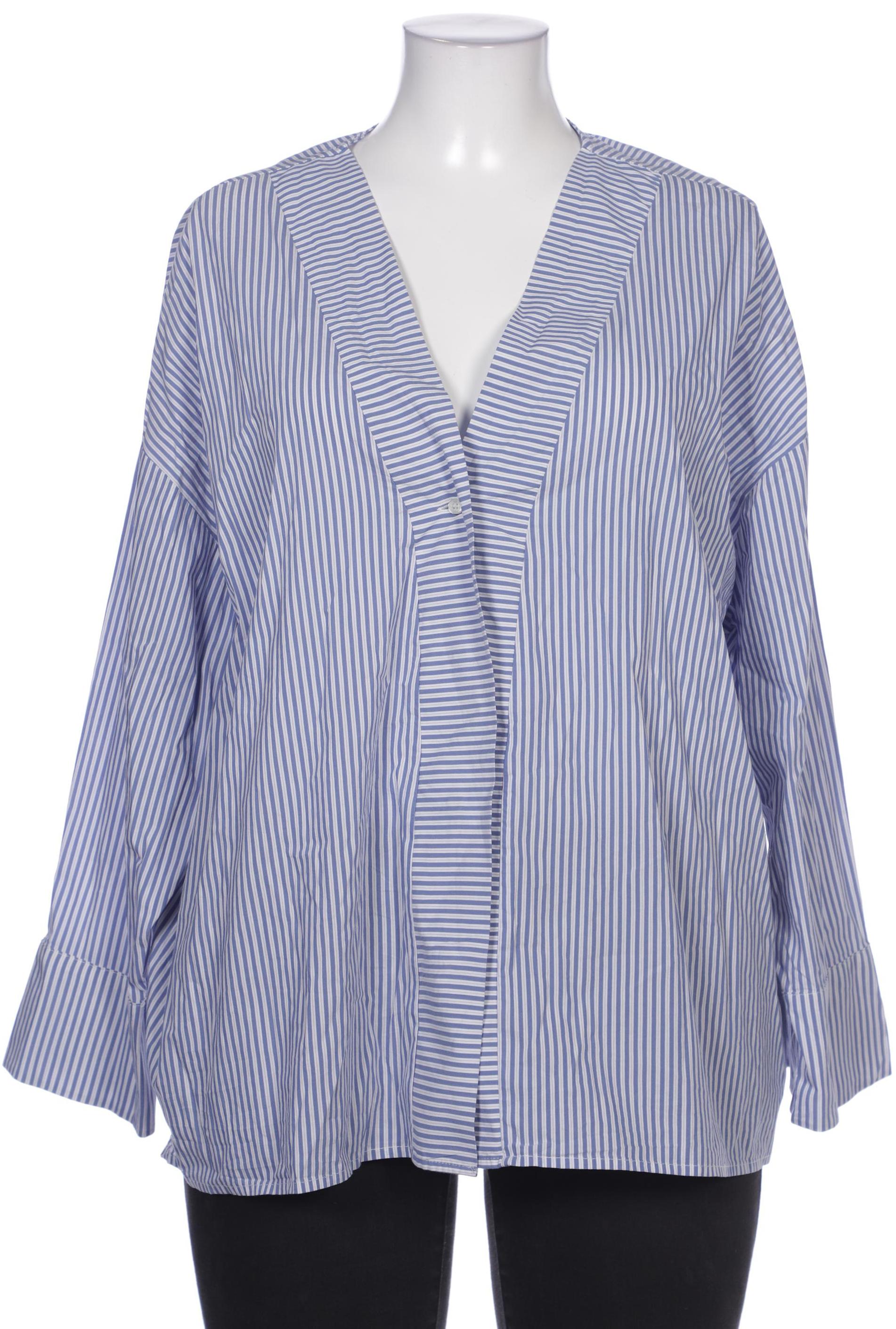 

violeta by Mango Damen Bluse, blau, Gr. 46