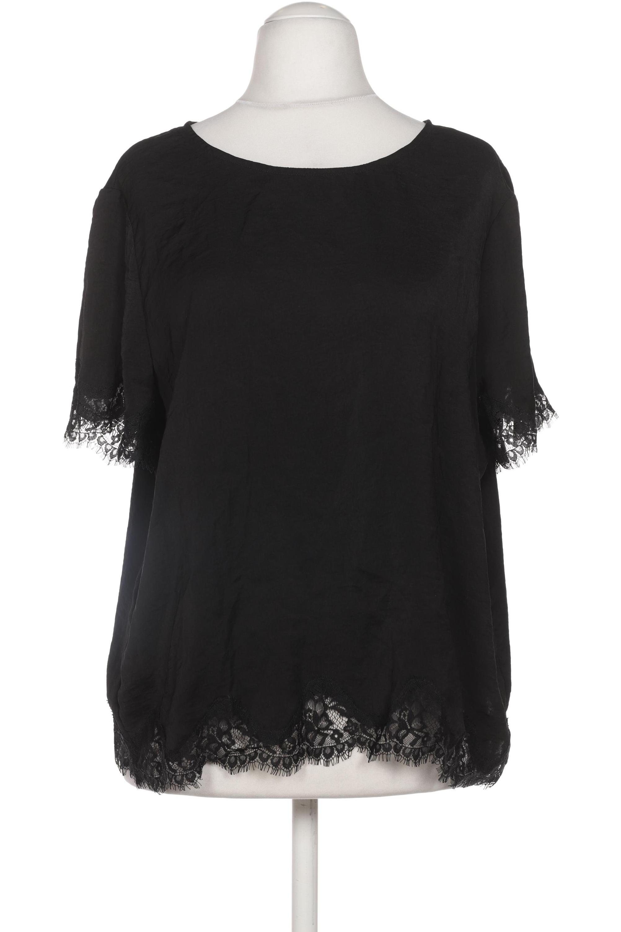 

violeta by Mango Damen Bluse, schwarz, Gr. 38