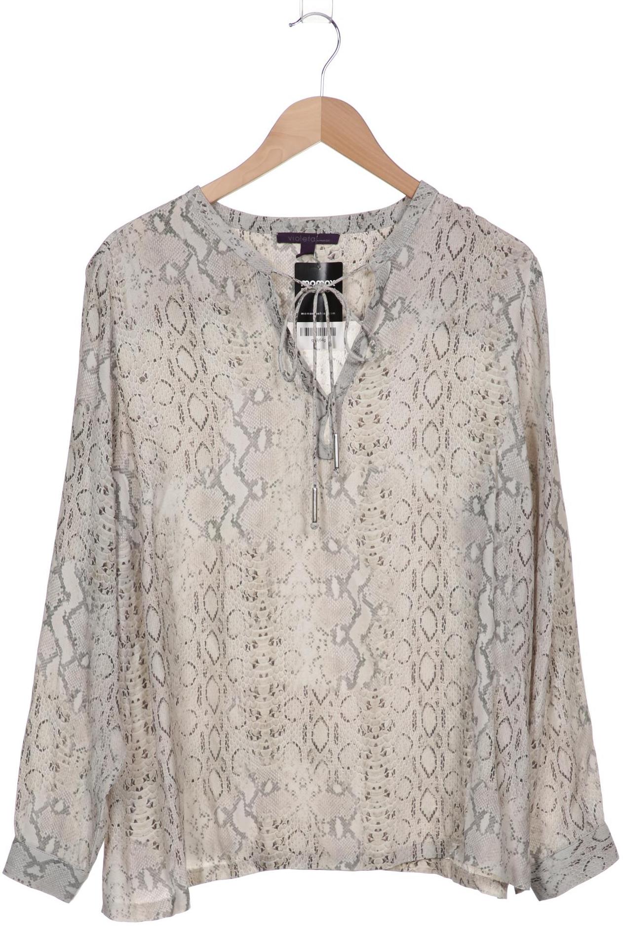 

violeta by Mango Damen Bluse, silber