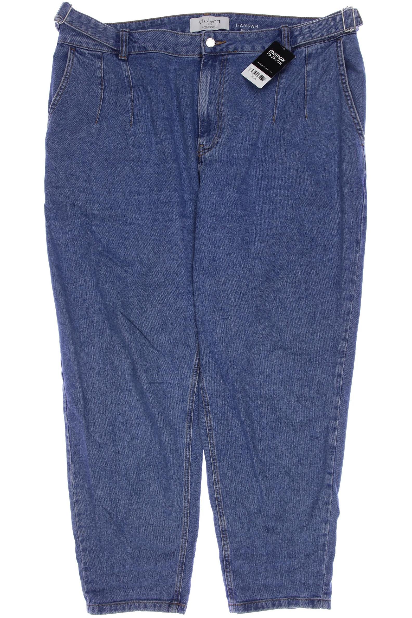 

violeta by Mango Damen Jeans, blau, Gr. 50