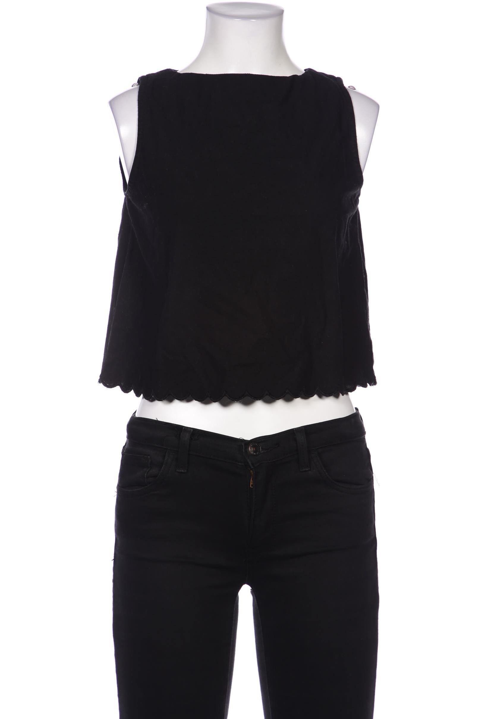 

violeta by Mango Damen Bluse, schwarz, Gr. 34
