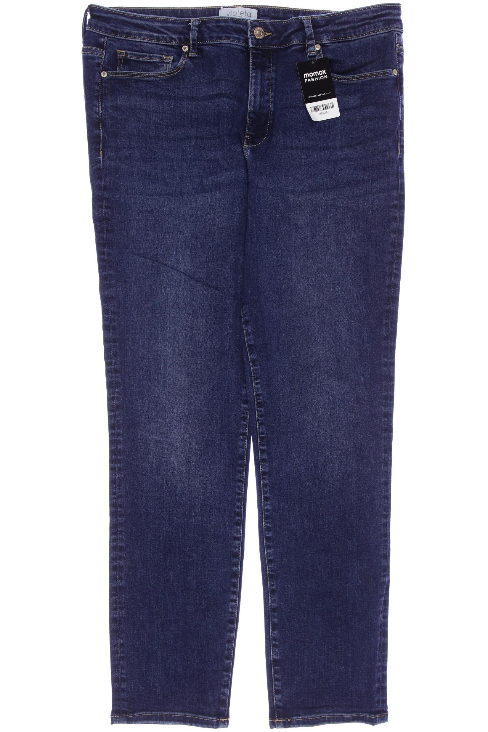 

violeta by Mango Damen Jeans, marineblau, Gr. 48