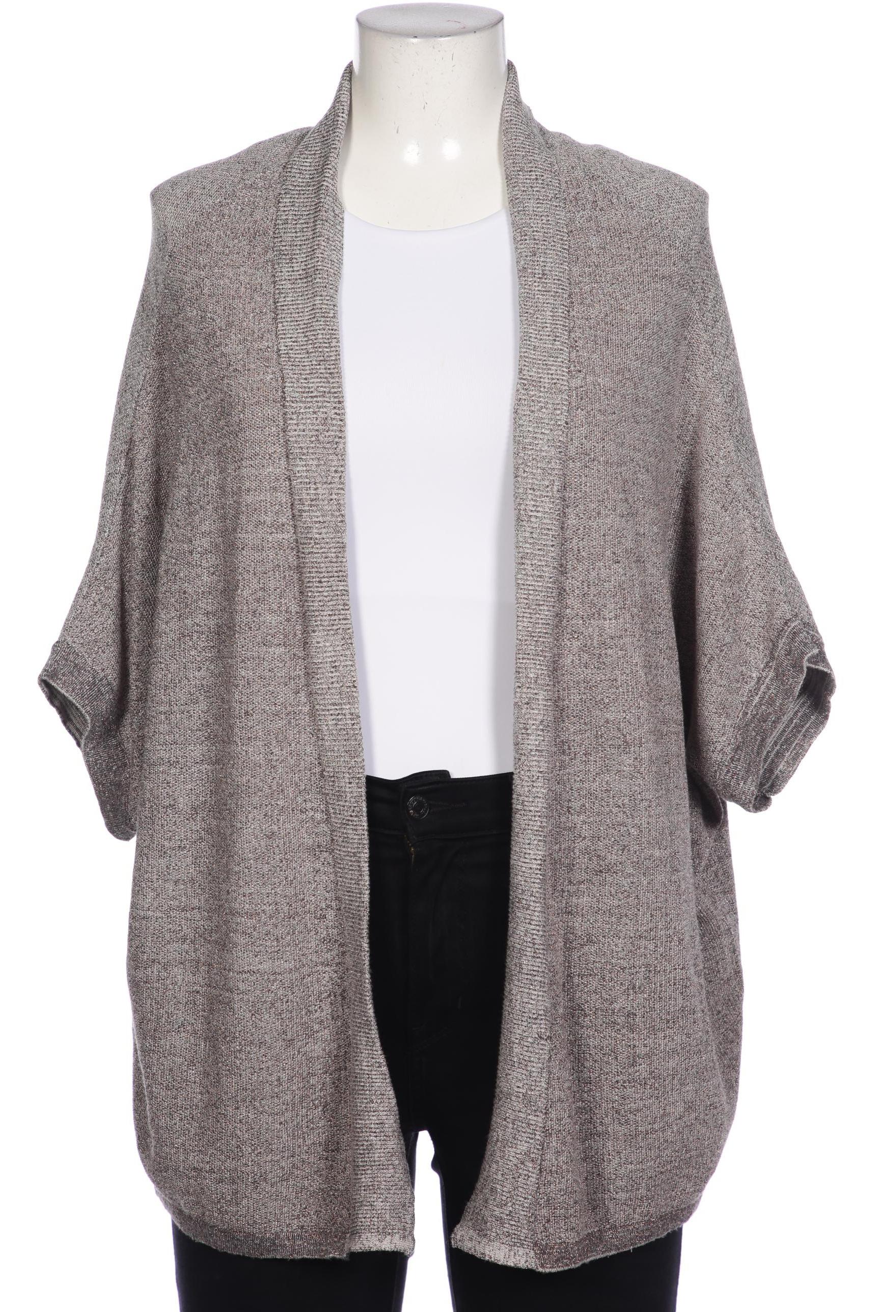 

violeta by Mango Damen Strickjacke, grau, Gr. 42
