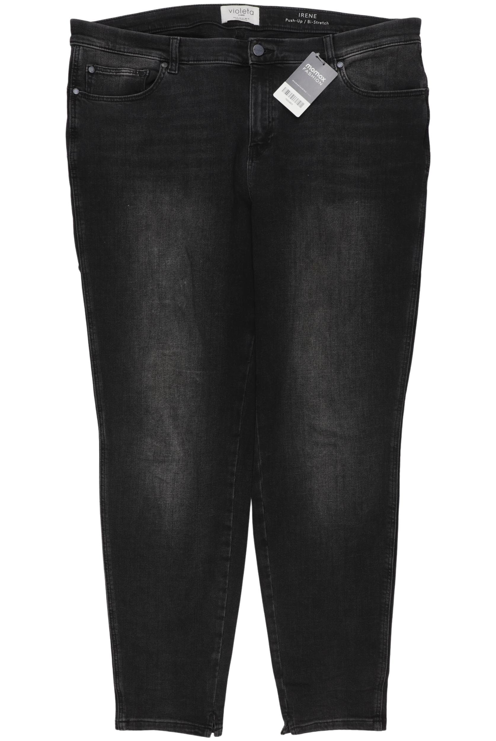 

violeta by Mango Damen Jeans, schwarz, Gr. 52