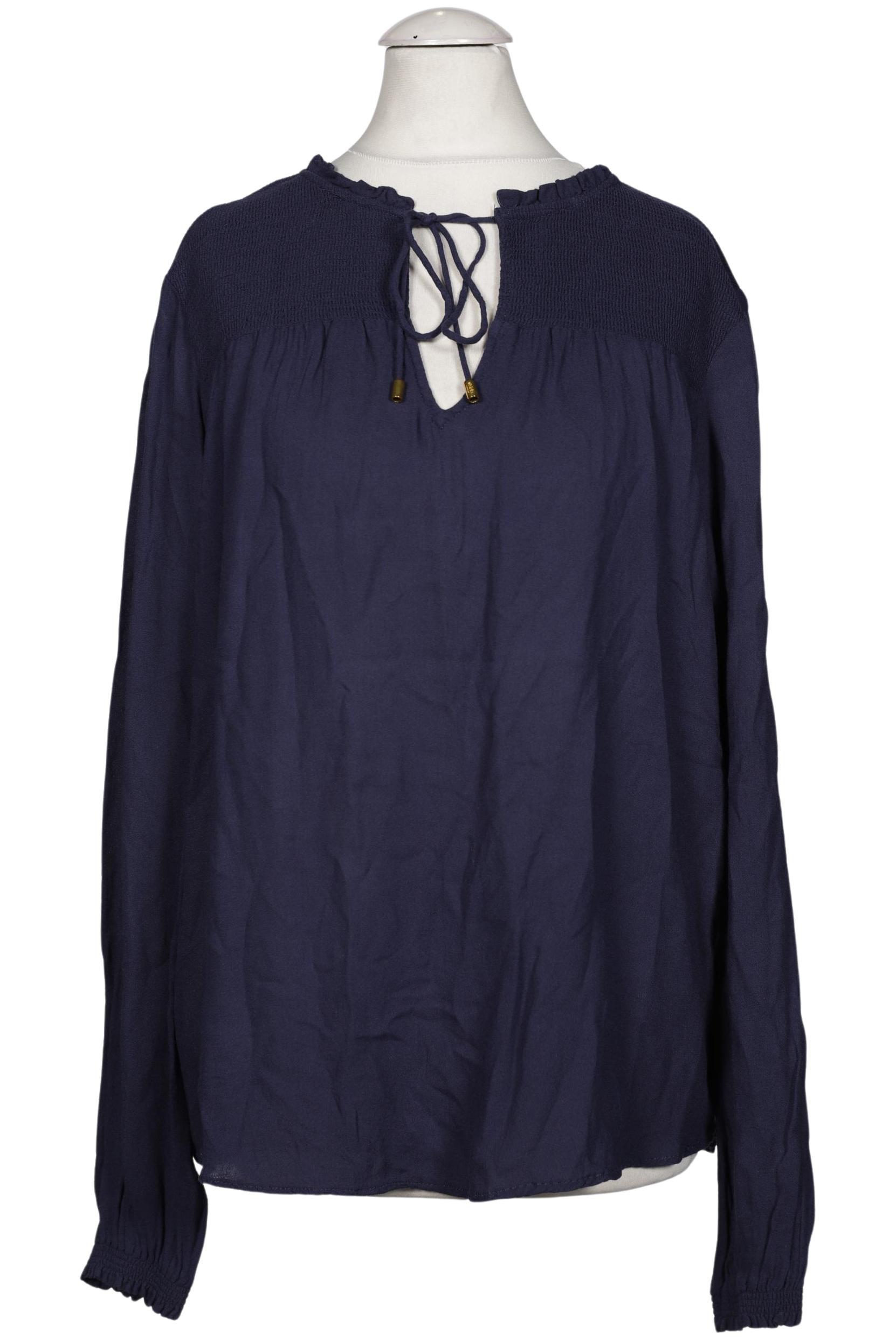 

violeta by Mango Damen Bluse, marineblau, Gr. 36