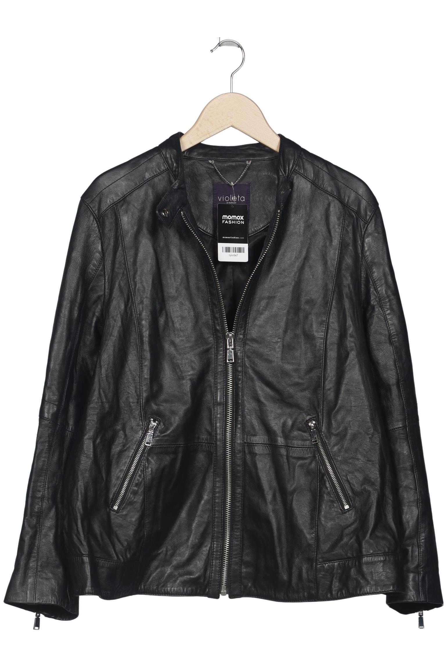 

violeta by Mango Damen Jacke, schwarz, Gr. 46