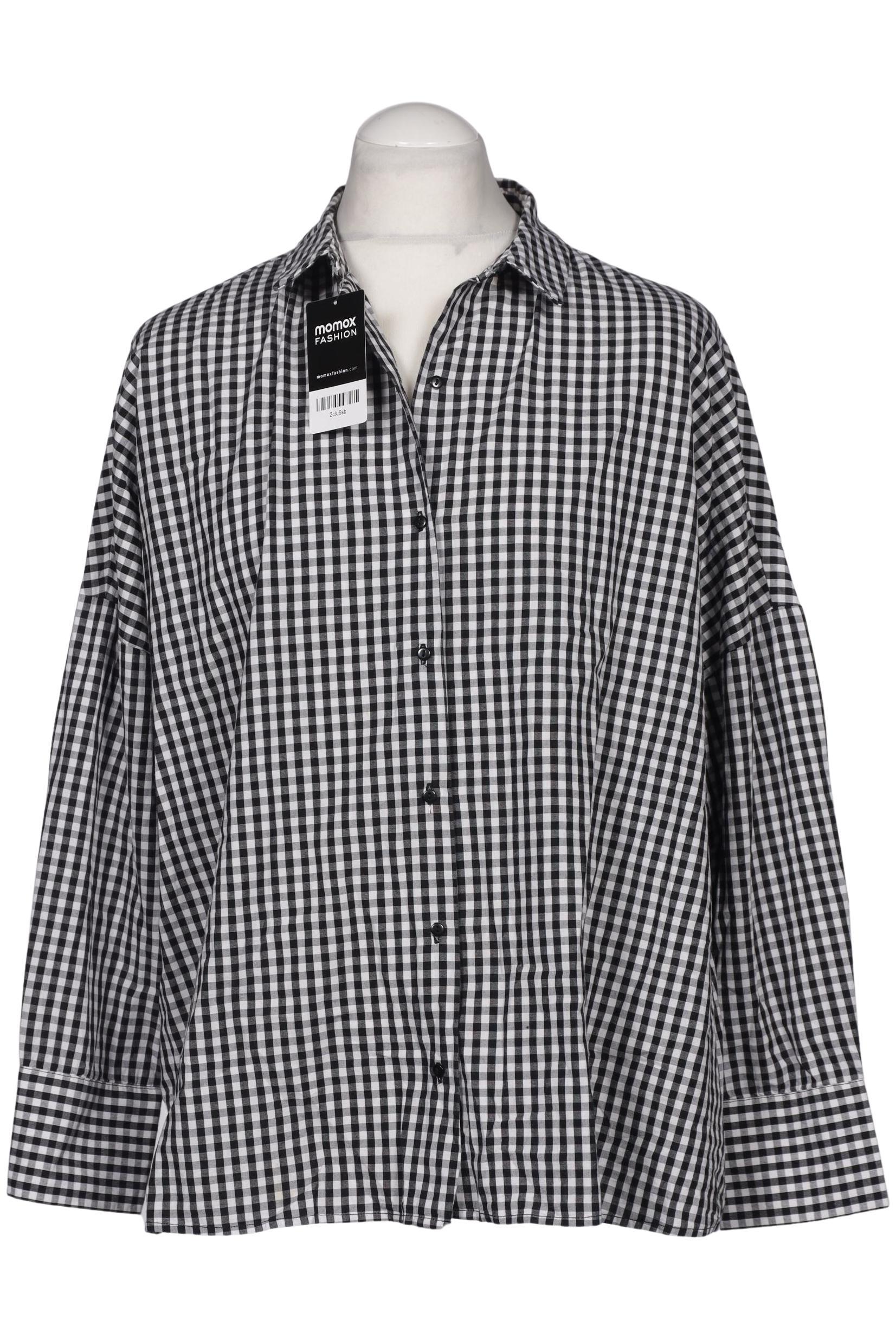 

violeta by Mango Damen Bluse, schwarz, Gr. 46