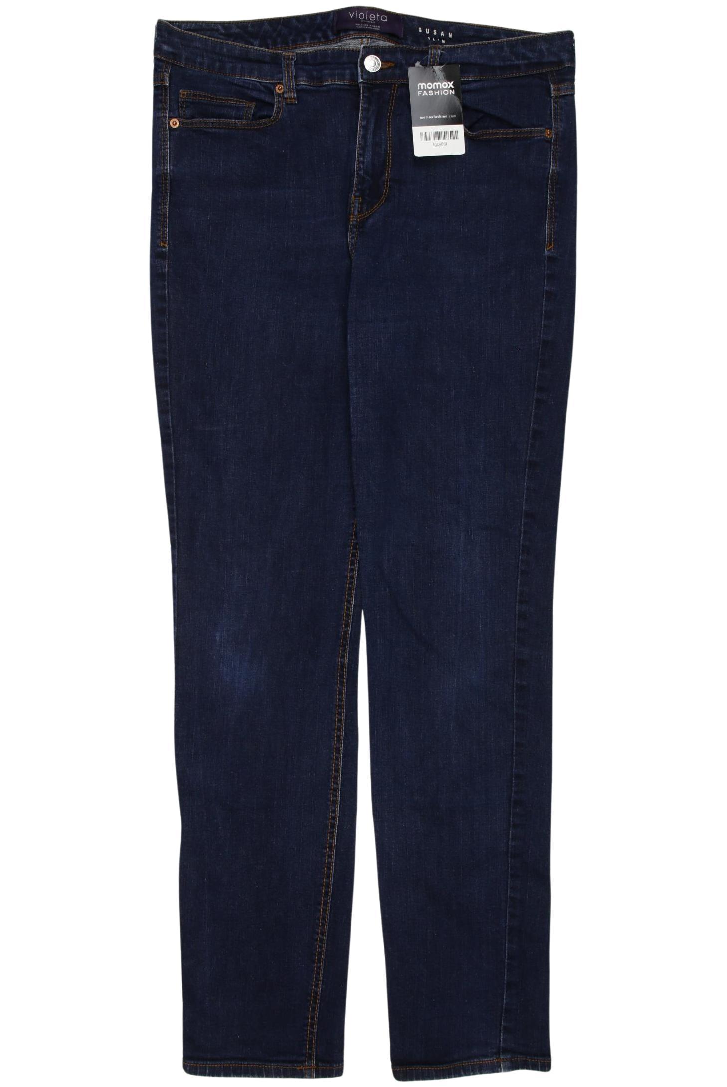

violeta by Mango Damen Jeans, blau, Gr. 44