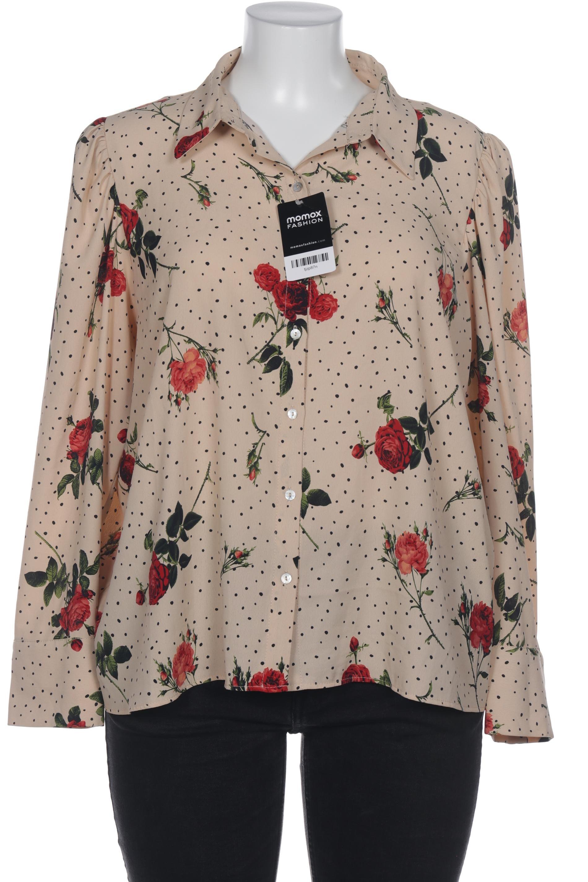 

violeta by Mango Damen Bluse, beige, Gr. 46