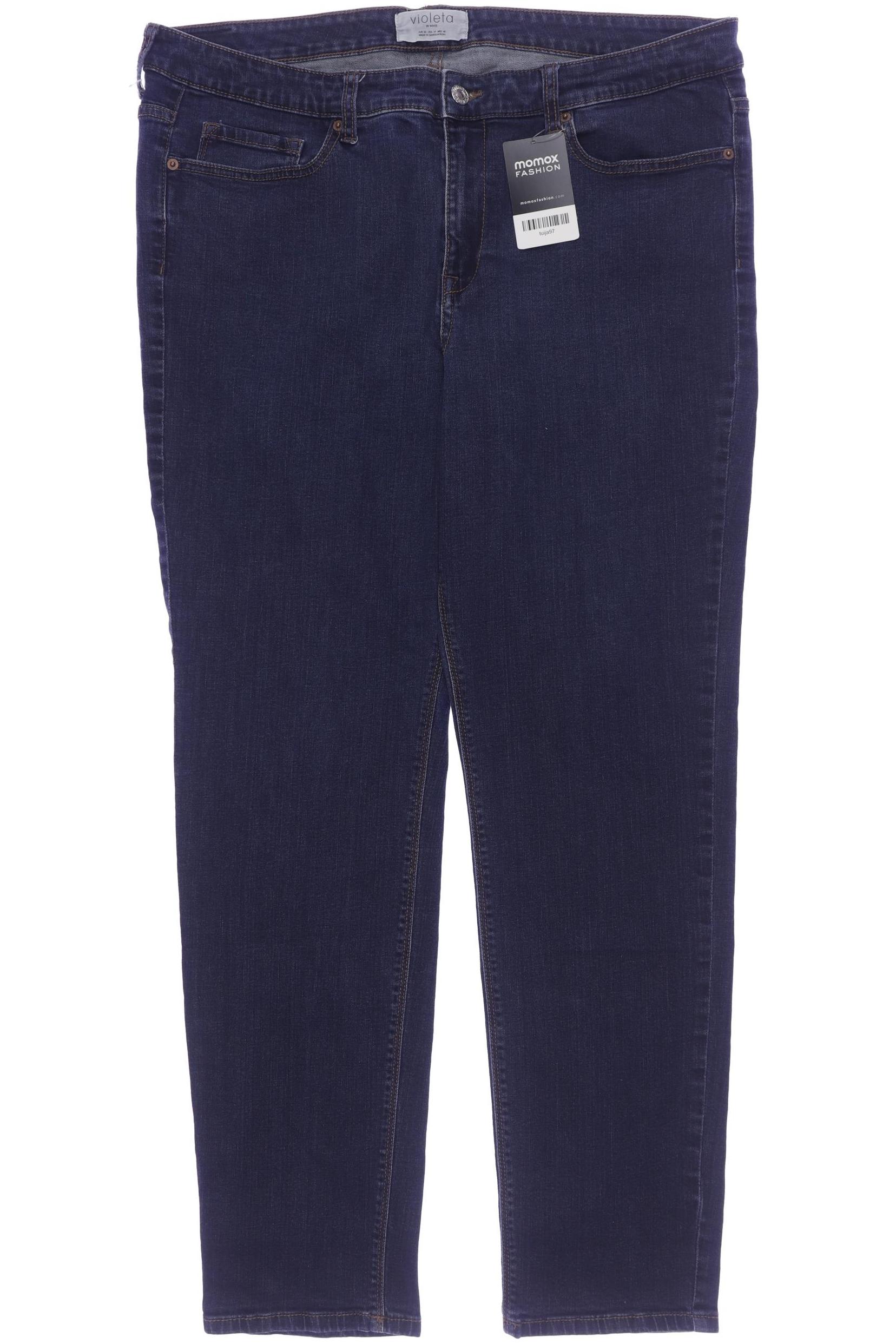

violeta by Mango Damen Jeans, marineblau, Gr. 50