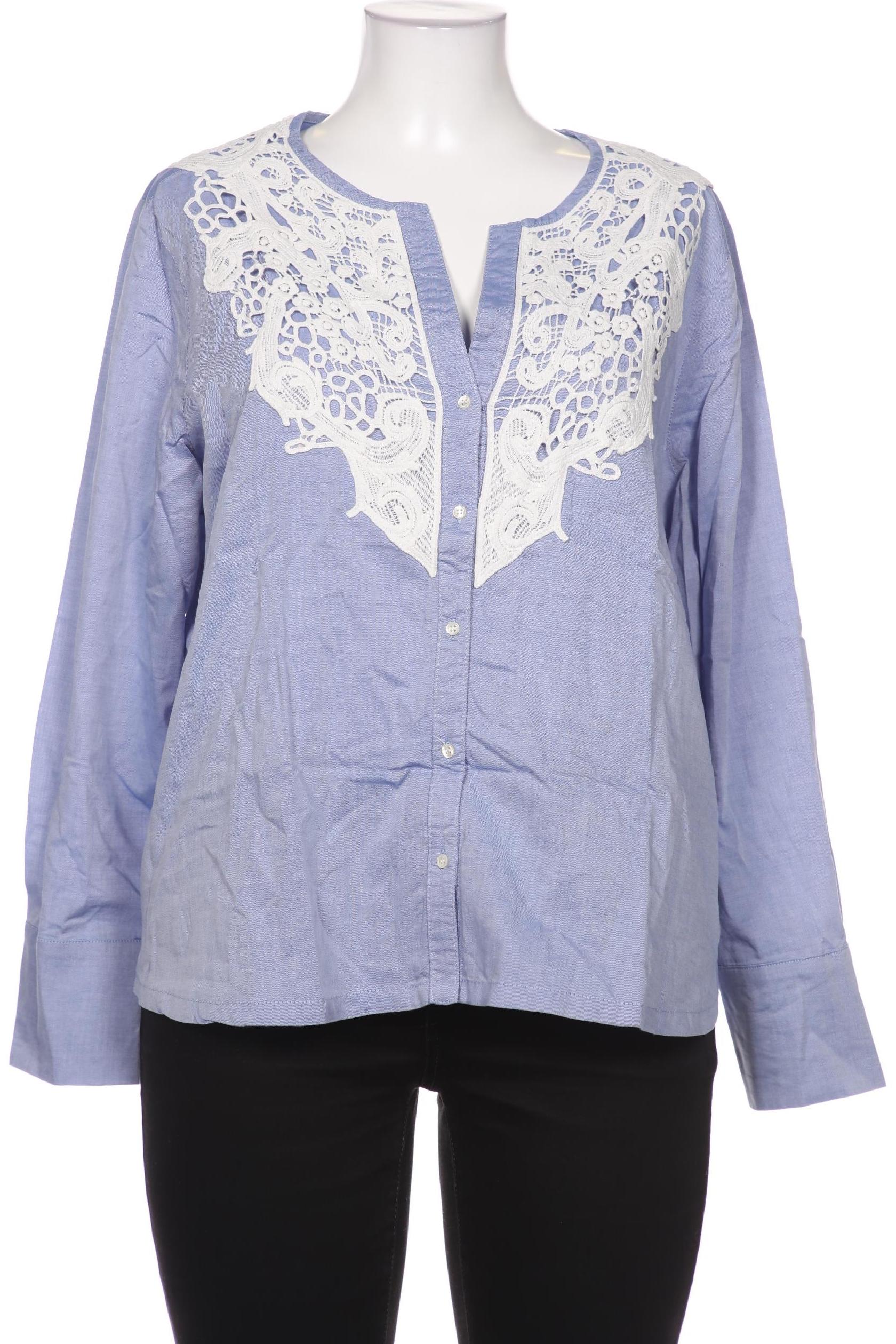 

violeta by Mango Damen Bluse, hellblau, Gr. 44