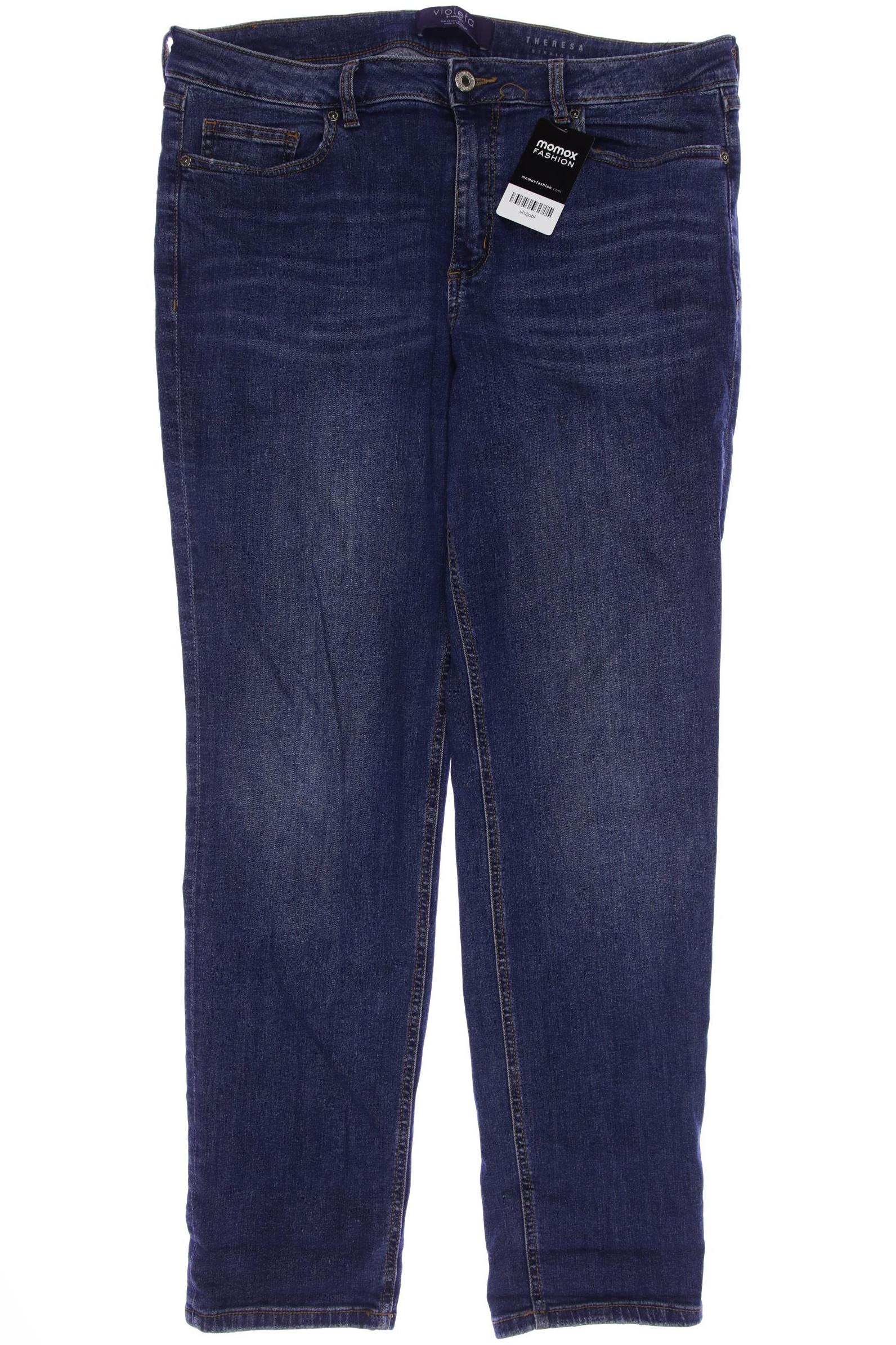 

violeta by Mango Damen Jeans, blau, Gr. 48