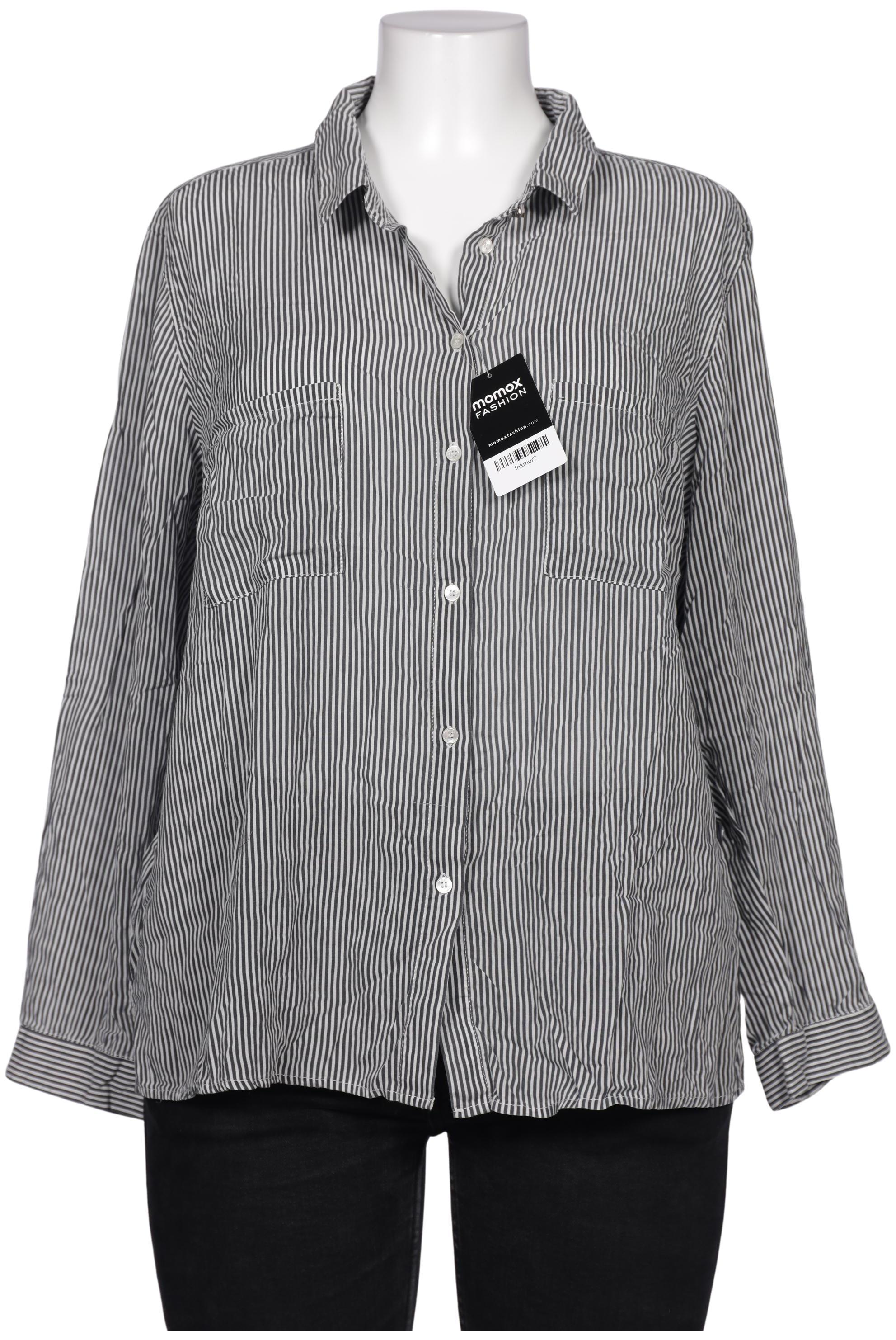 

violeta by Mango Damen Bluse, grau, Gr. 46