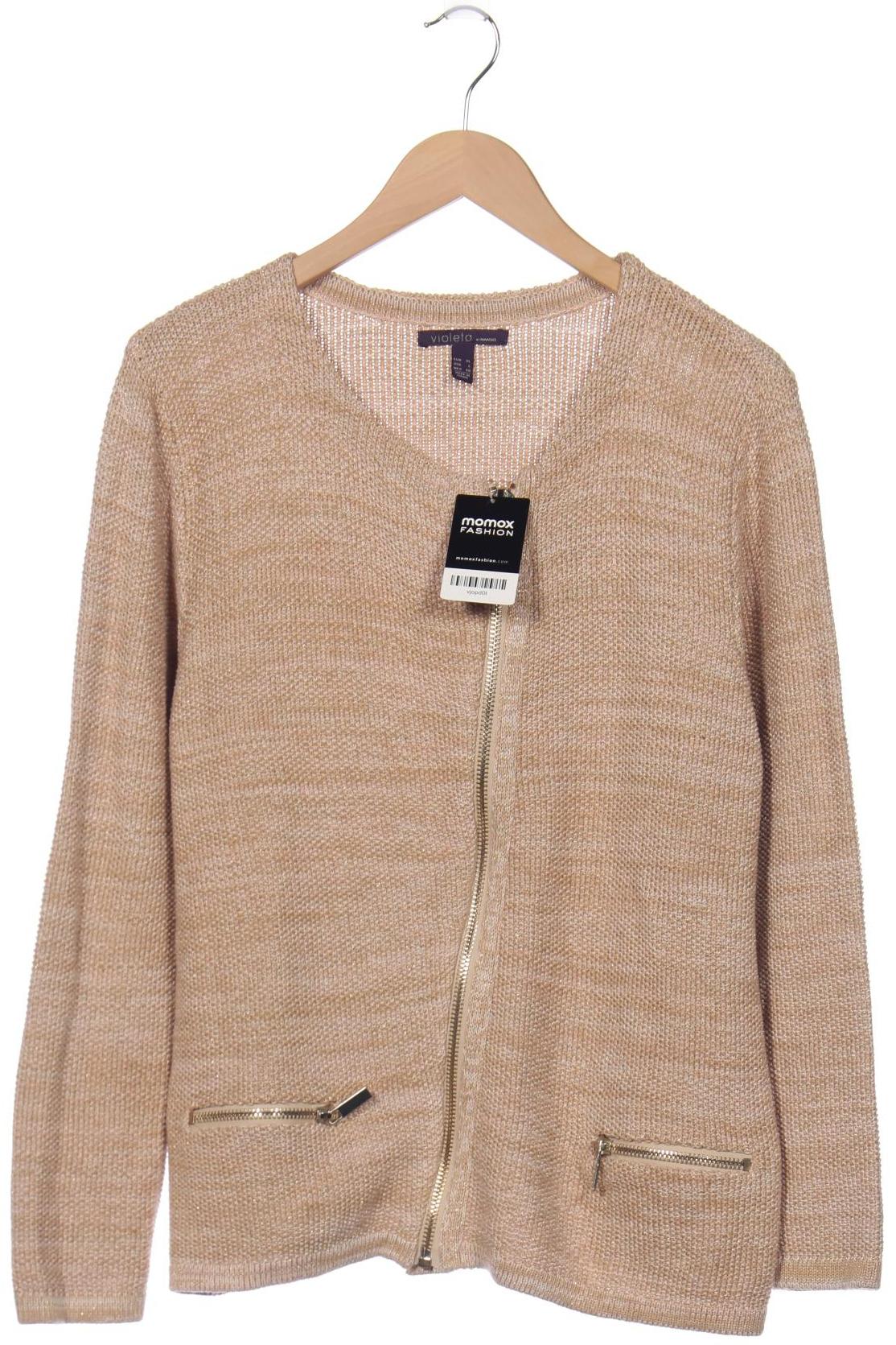 

violeta by Mango Damen Strickjacke, beige