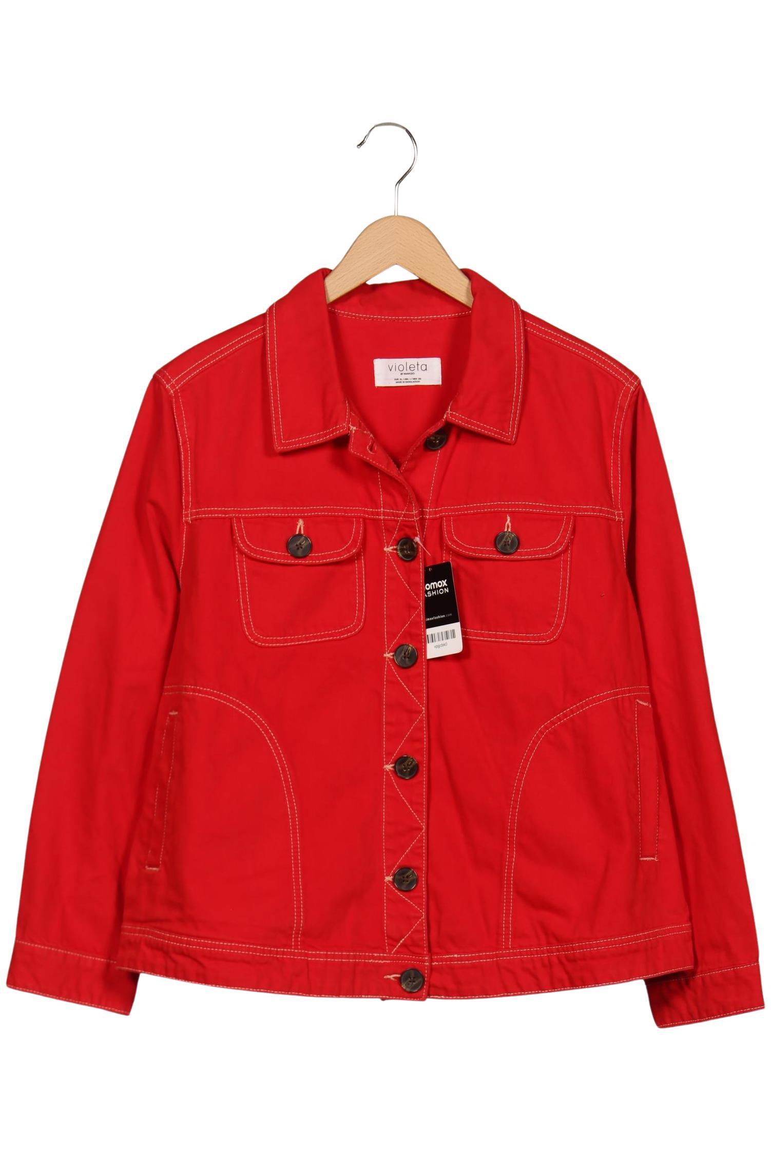 

violeta by Mango Damen Jacke, rot, Gr. 44