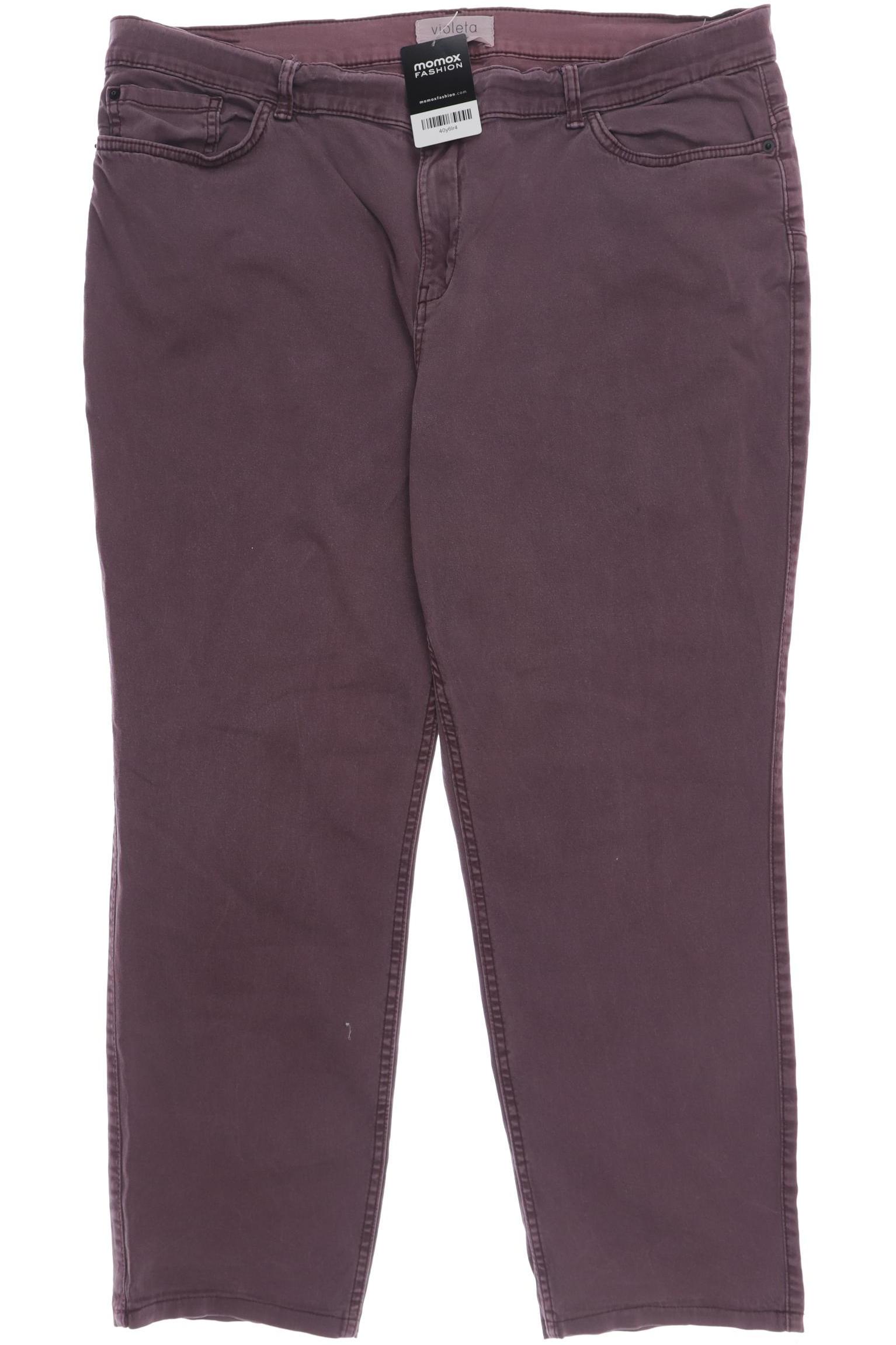 

violeta by Mango Damen Jeans, bordeaux, Gr. 52