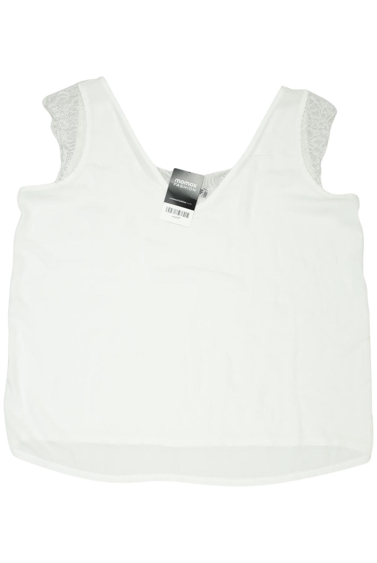 

violeta by Mango Damen Top, weiß, Gr. 44