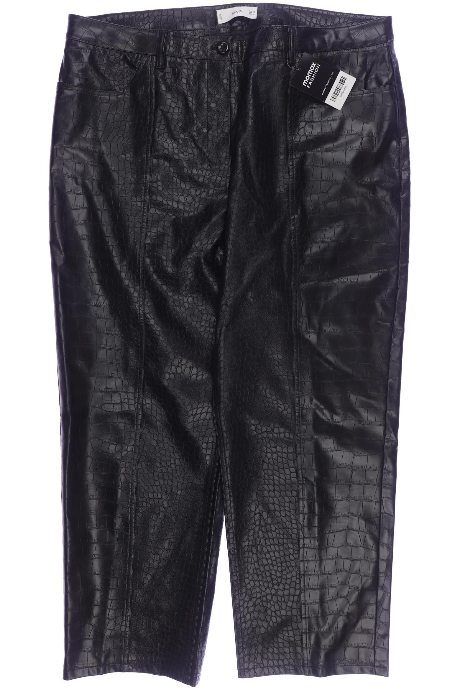 

violeta by Mango Damen Stoffhose, schwarz, Gr. 46