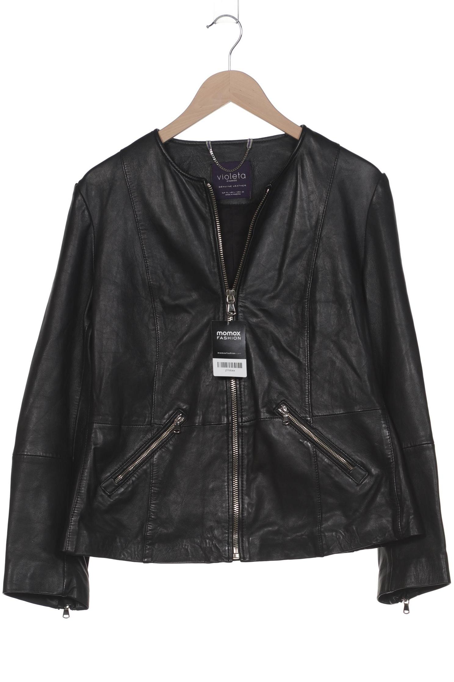 

violeta by Mango Damen Jacke, schwarz, Gr. 44