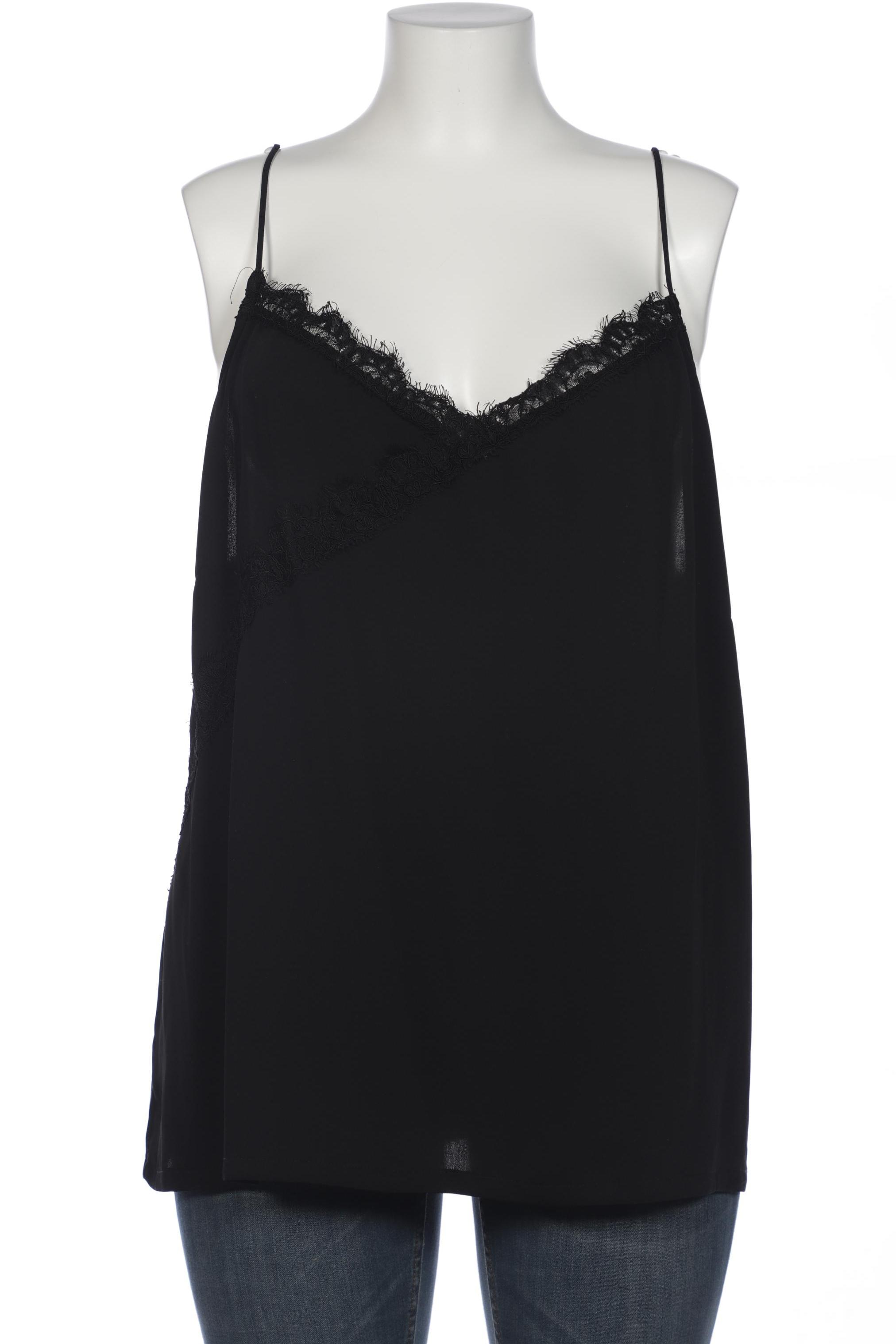 

violeta by Mango Damen Top, schwarz, Gr. 46