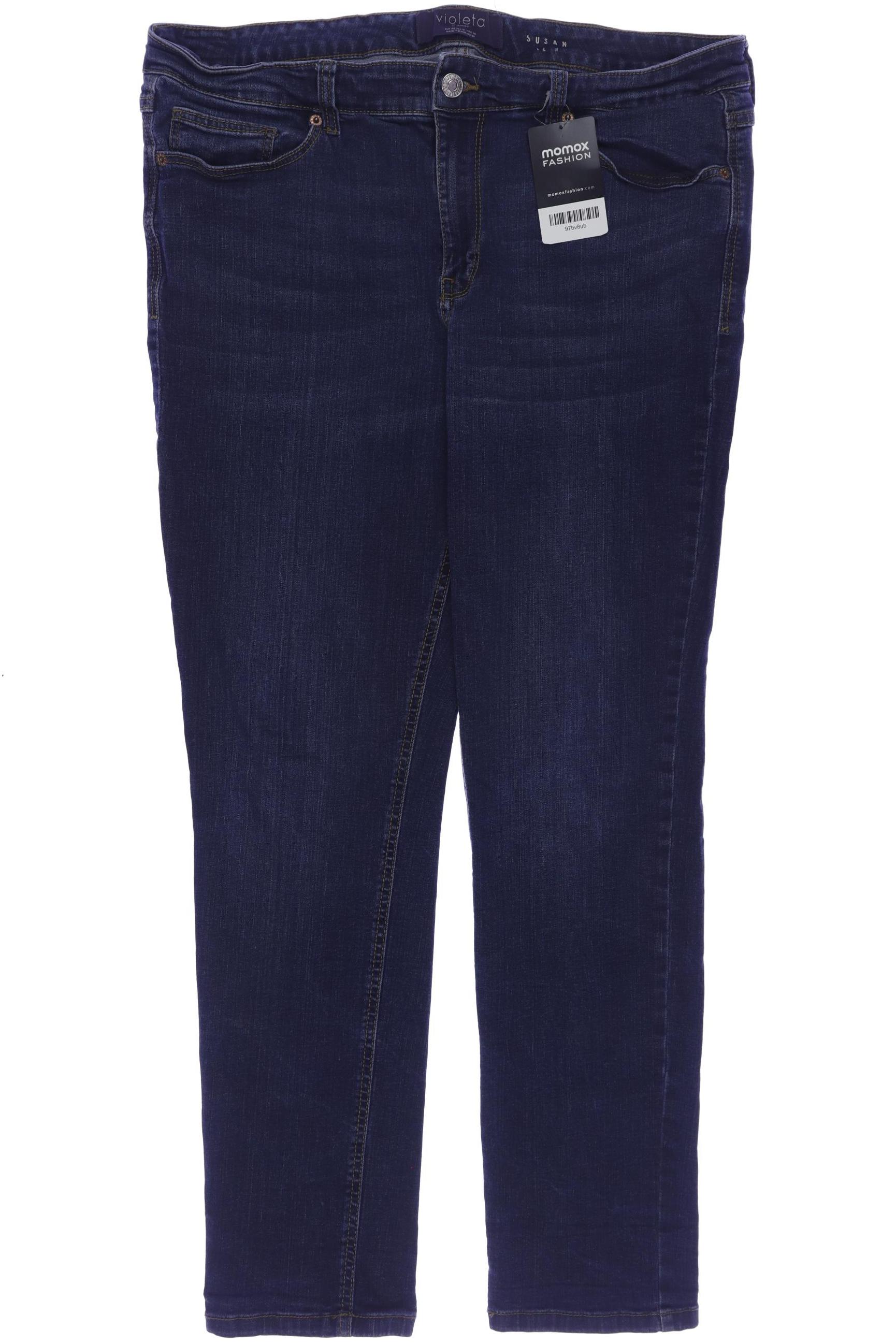 

violeta by Mango Damen Jeans, marineblau, Gr. 48