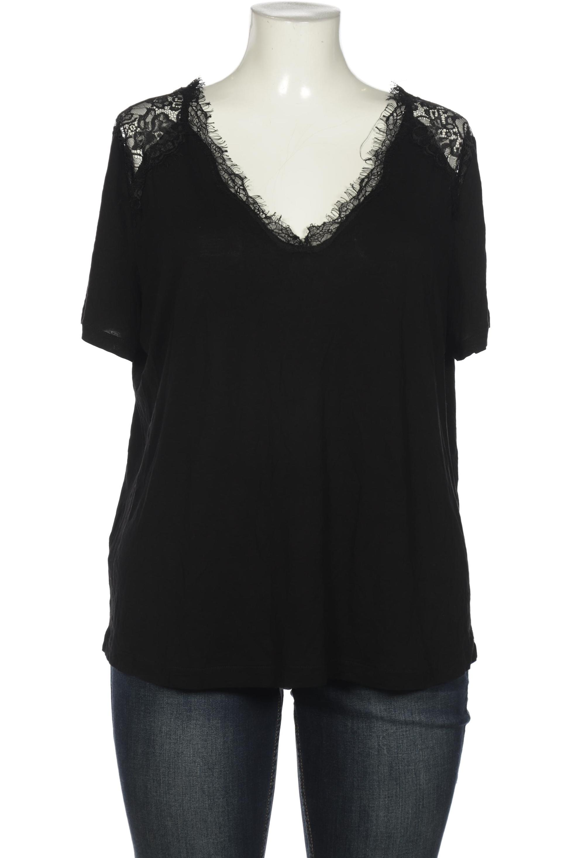 

violeta by Mango Damen T-Shirt, schwarz, Gr. 42