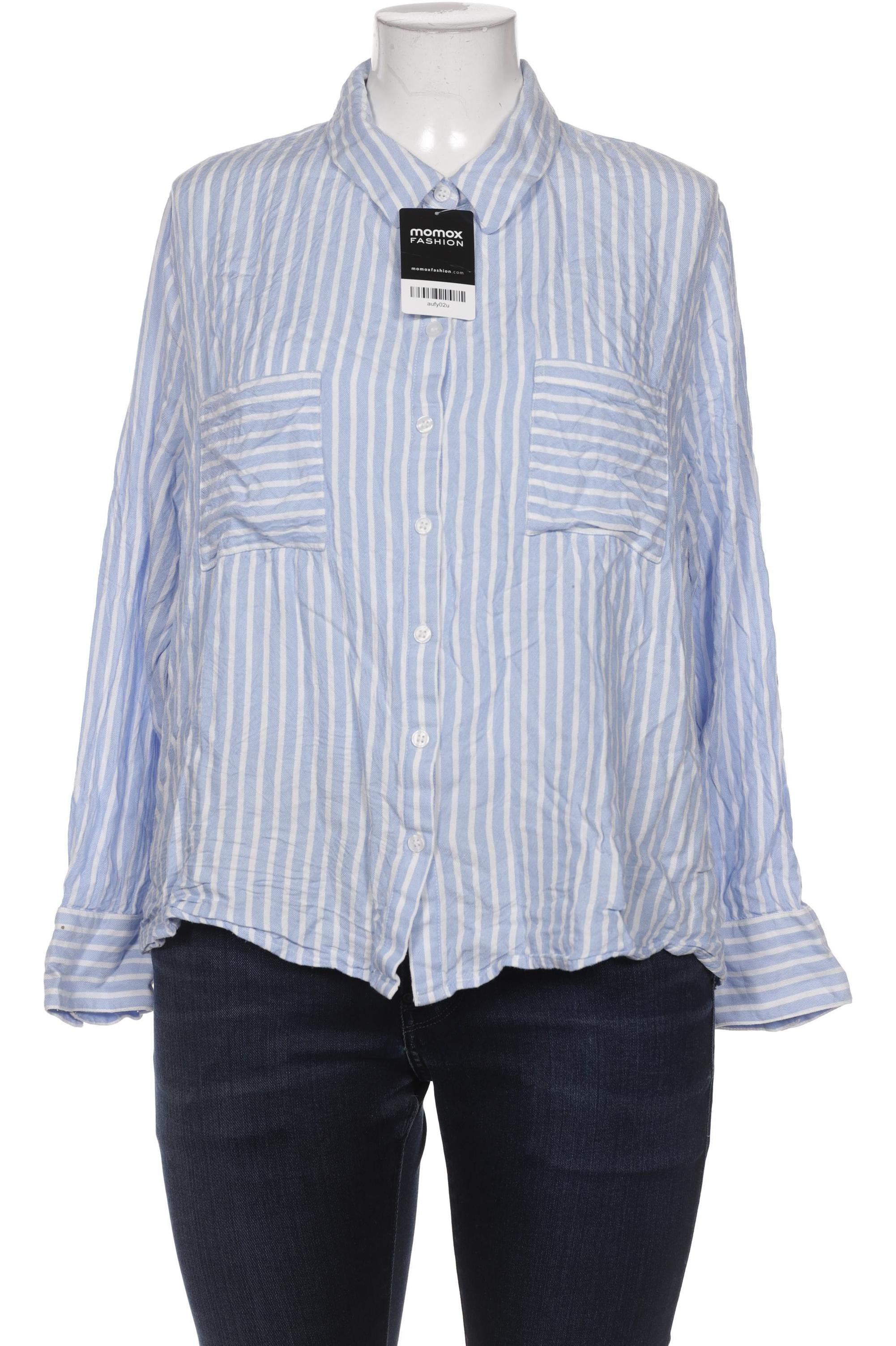 

violeta by Mango Damen Bluse, blau, Gr. 46