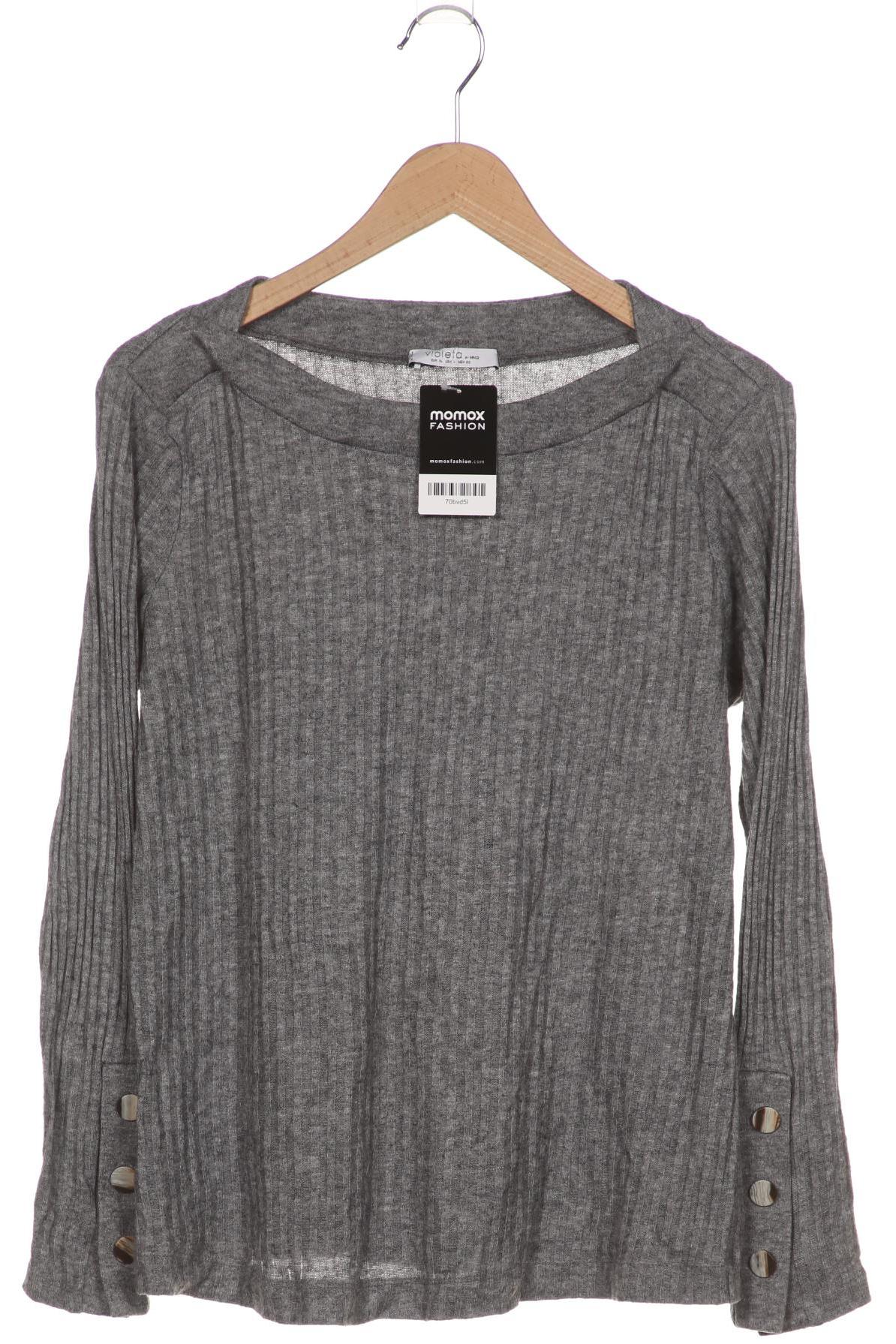 

violeta by Mango Damen Pullover, grau, Gr. 44