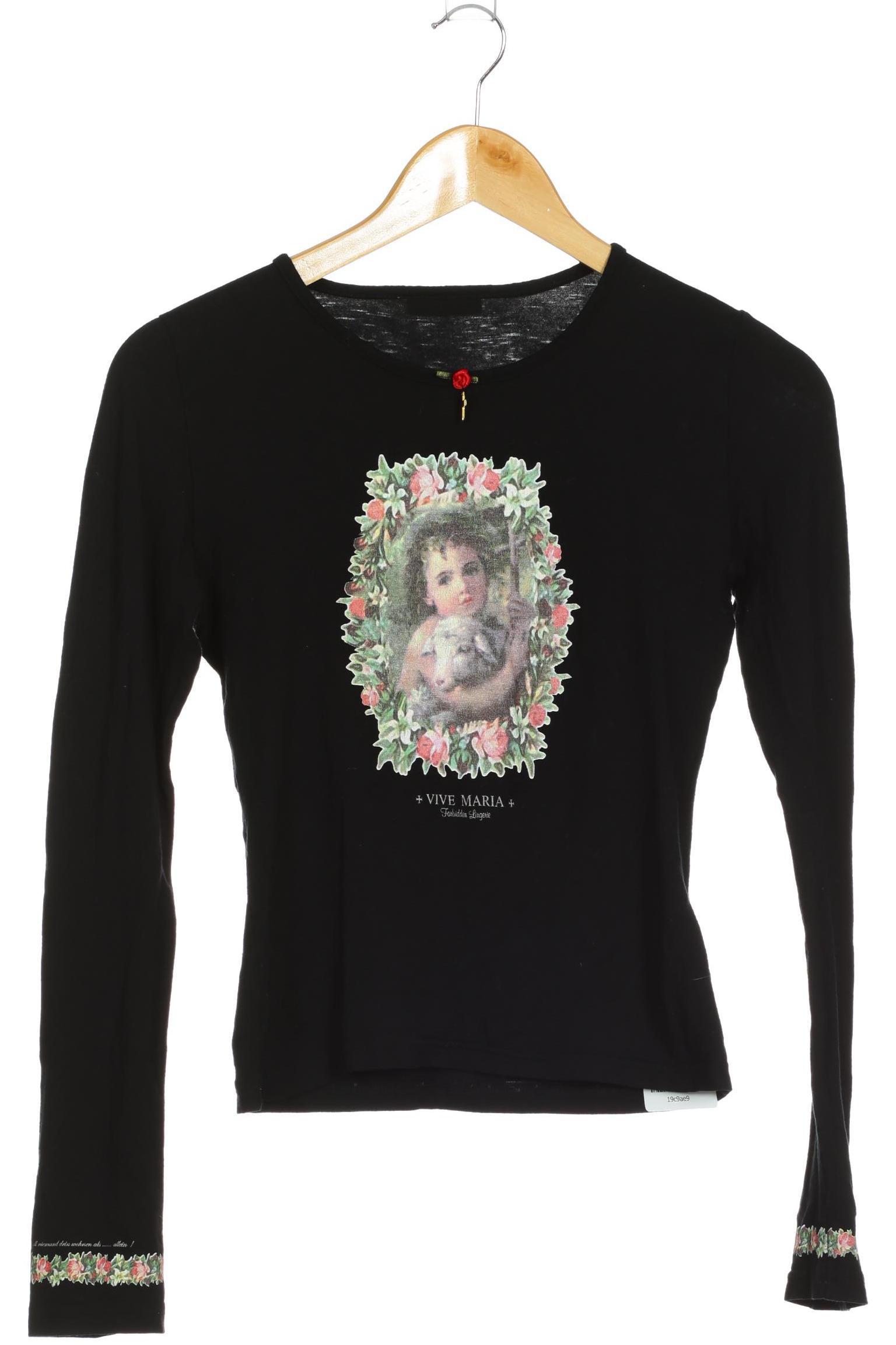 

Vive Maria Damen Langarmshirt, schwarz, Gr.