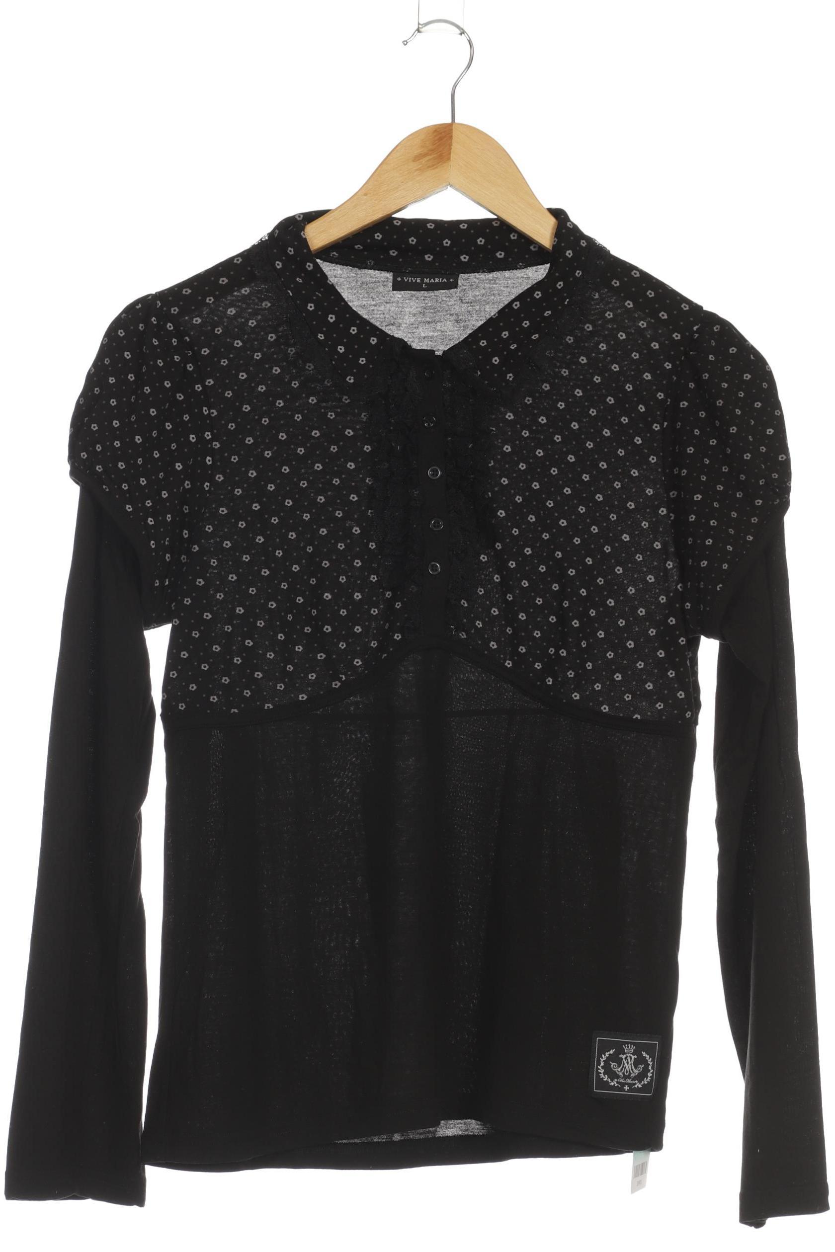 

Vive Maria Damen Langarmshirt, schwarz, Gr.