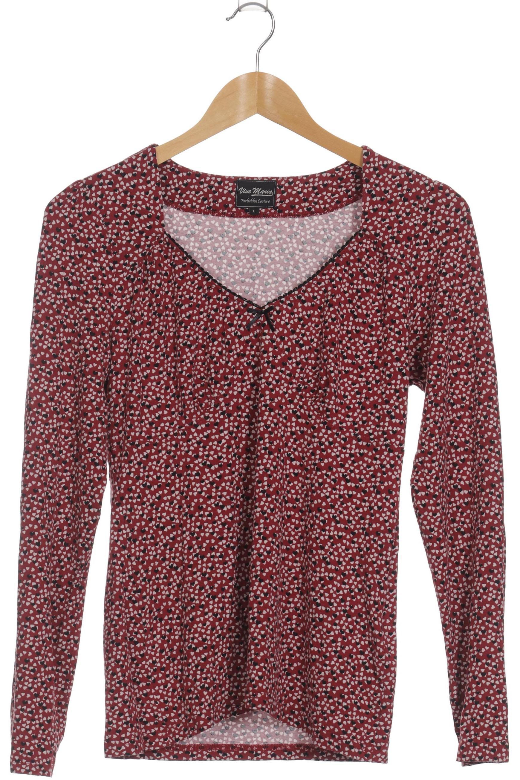 

Vive Maria Damen Langarmshirt, rot, Gr.
