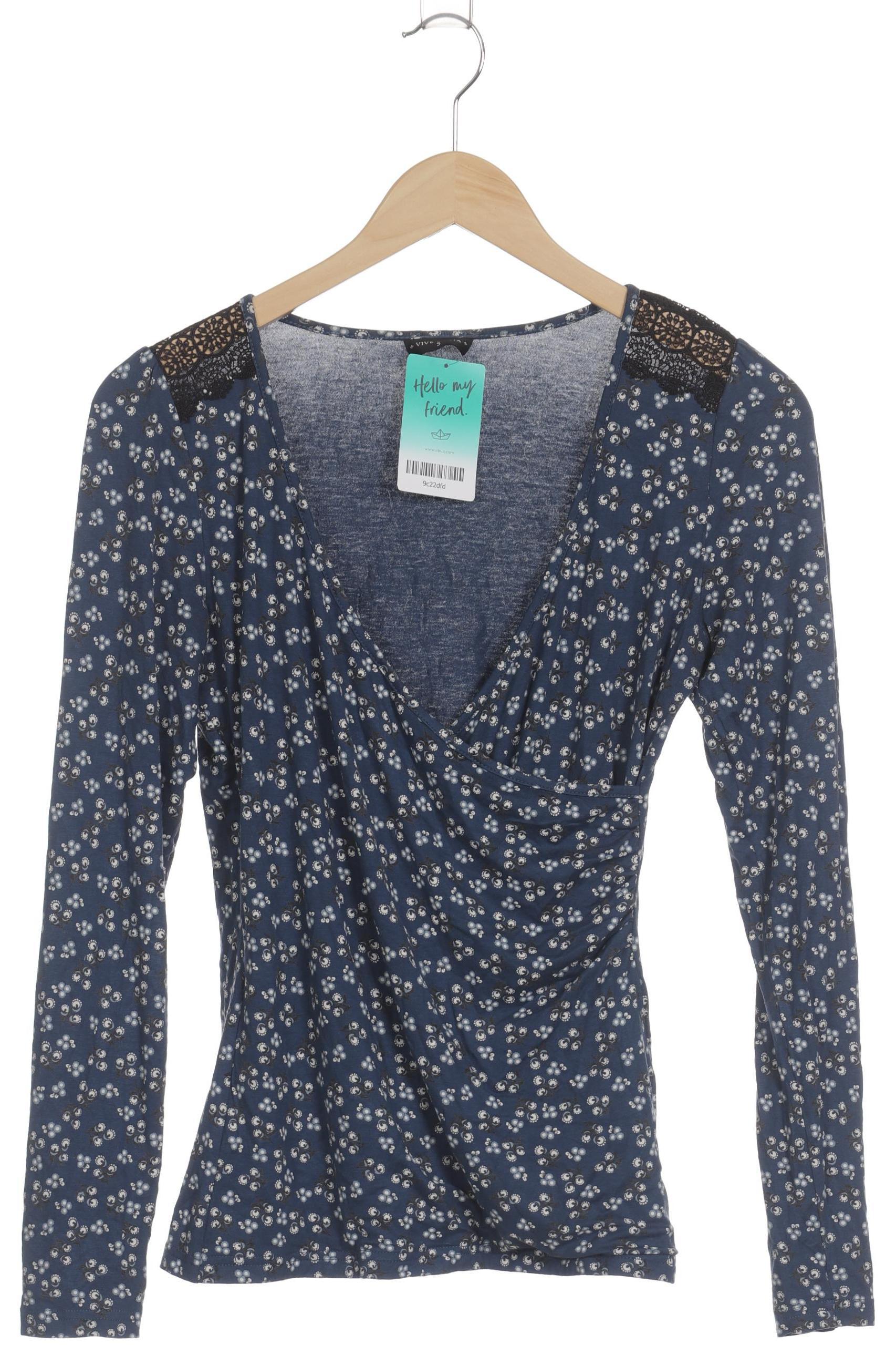 

Vive Maria Damen Langarmshirt, blau, Gr.
