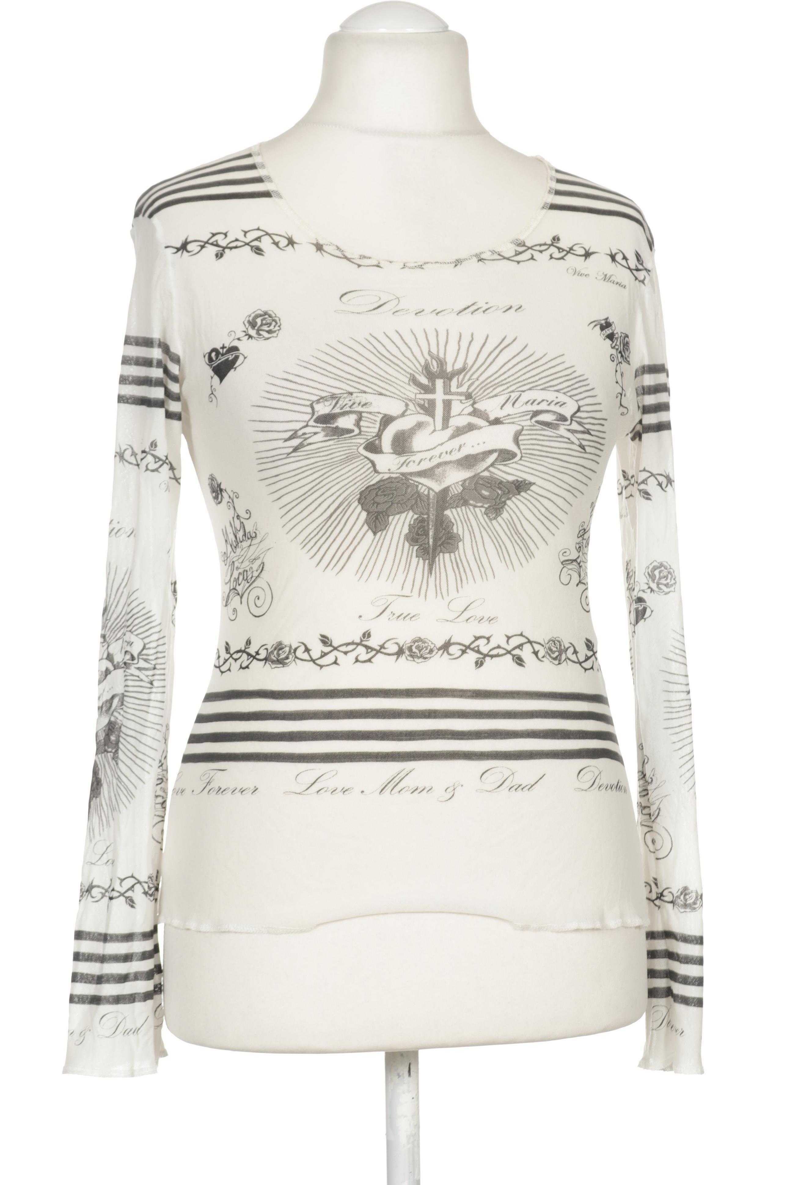 

Vive Maria Damen Langarmshirt, weiß, Gr.