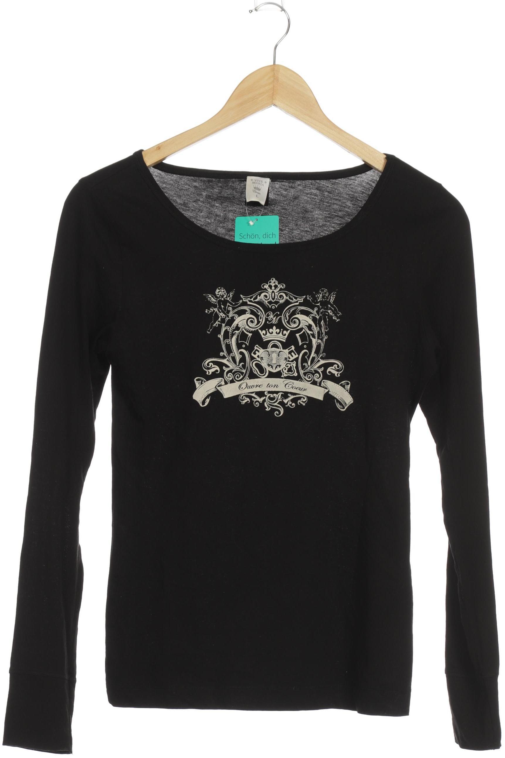 

Vive Maria Damen Langarmshirt, schwarz, Gr.