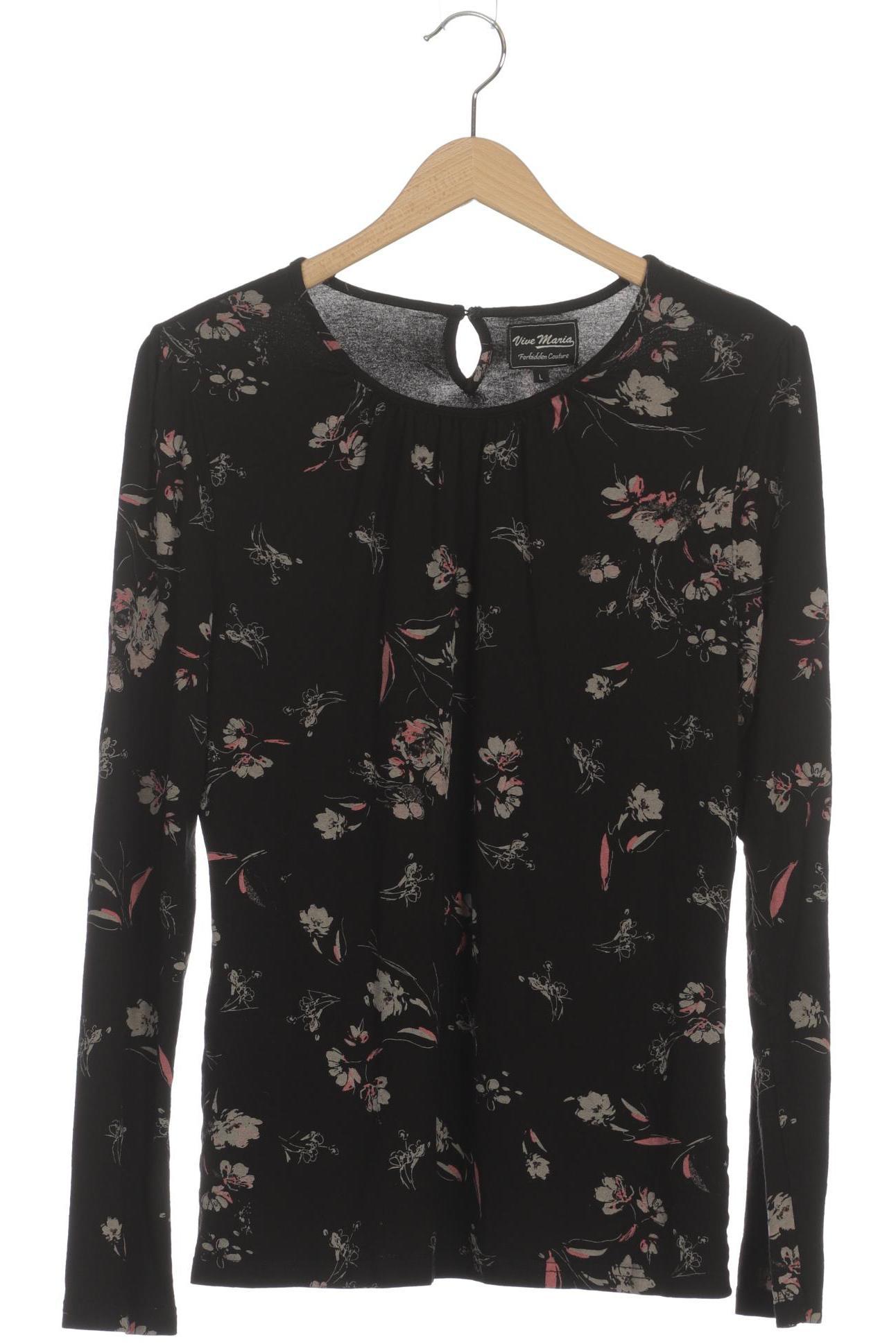 

Vive Maria Damen Langarmshirt, schwarz, Gr.