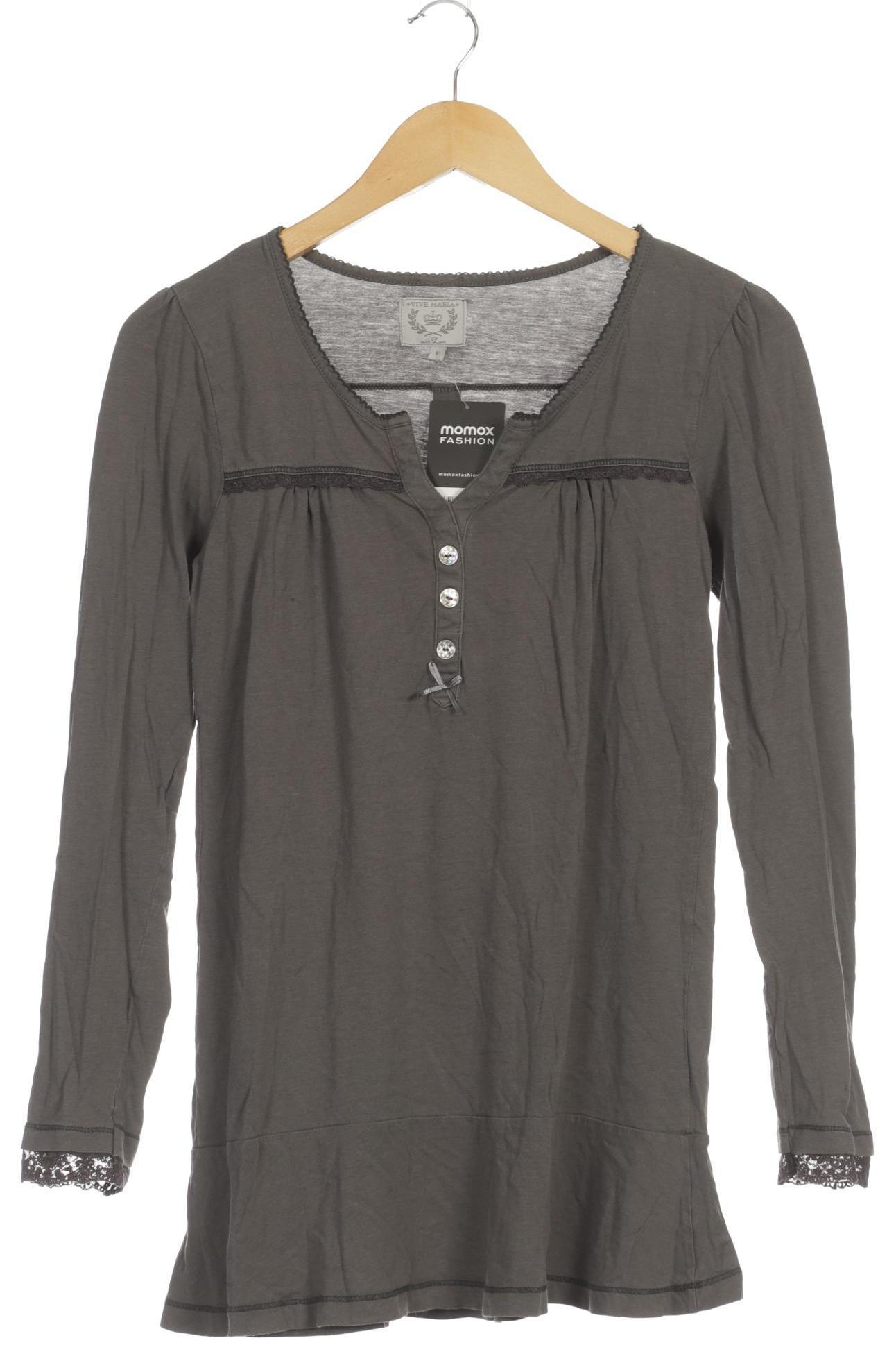 

Vive Maria Damen Langarmshirt, grau, Gr.