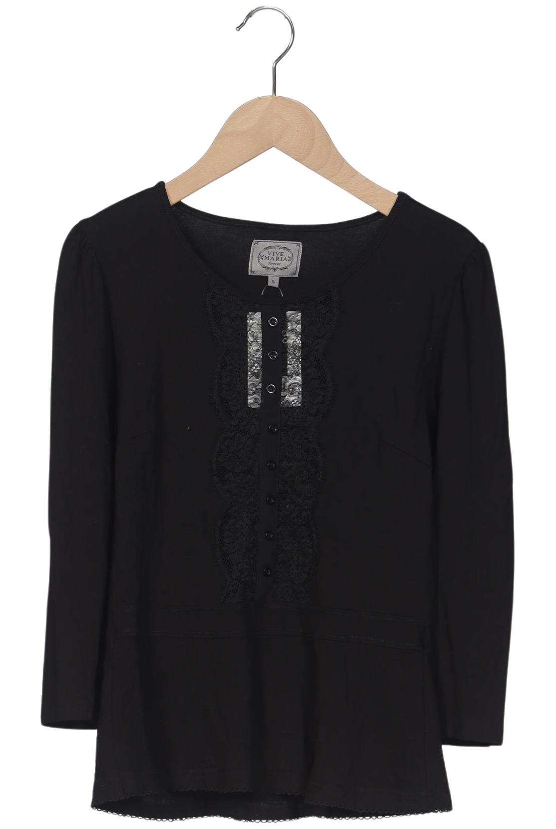 

Vive Maria Damen Langarmshirt, schwarz, Gr. 36