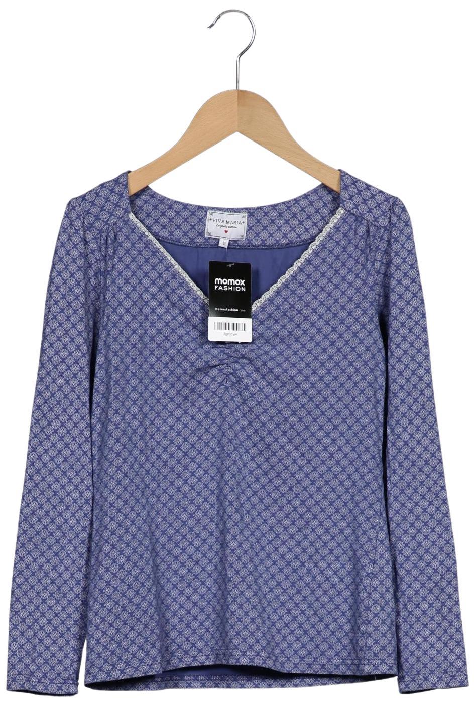 

Vive Maria Damen Langarmshirt, blau, Gr. 36