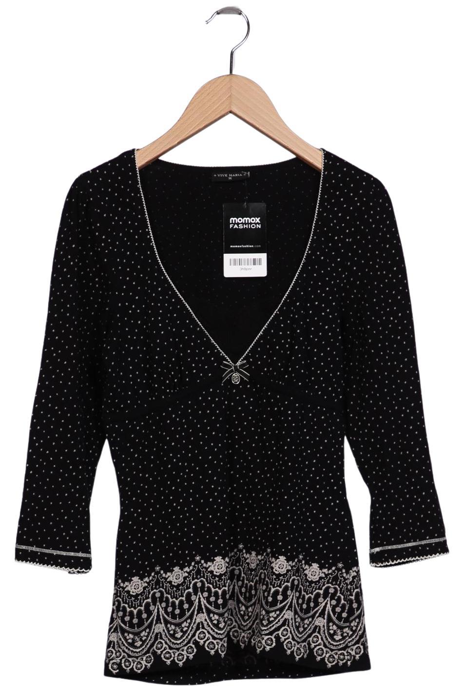 

Vive Maria Damen Langarmshirt, schwarz, Gr. 38