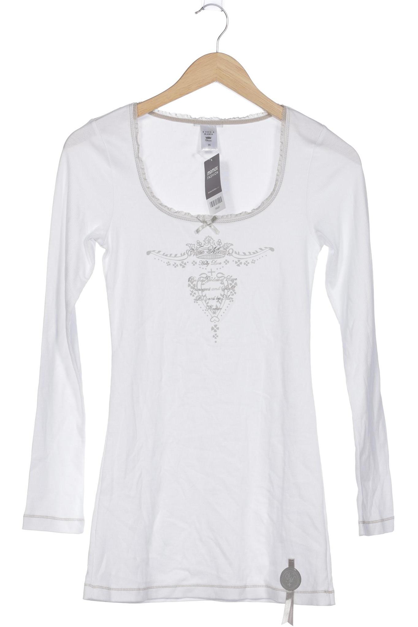

Vive Maria Damen Langarmshirt, weiß, Gr. 38