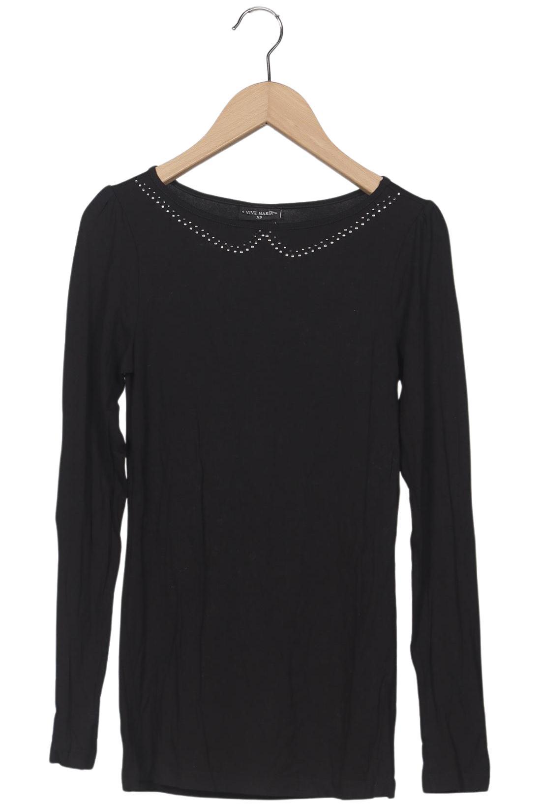 

Vive Maria Damen Langarmshirt, schwarz, Gr. 34