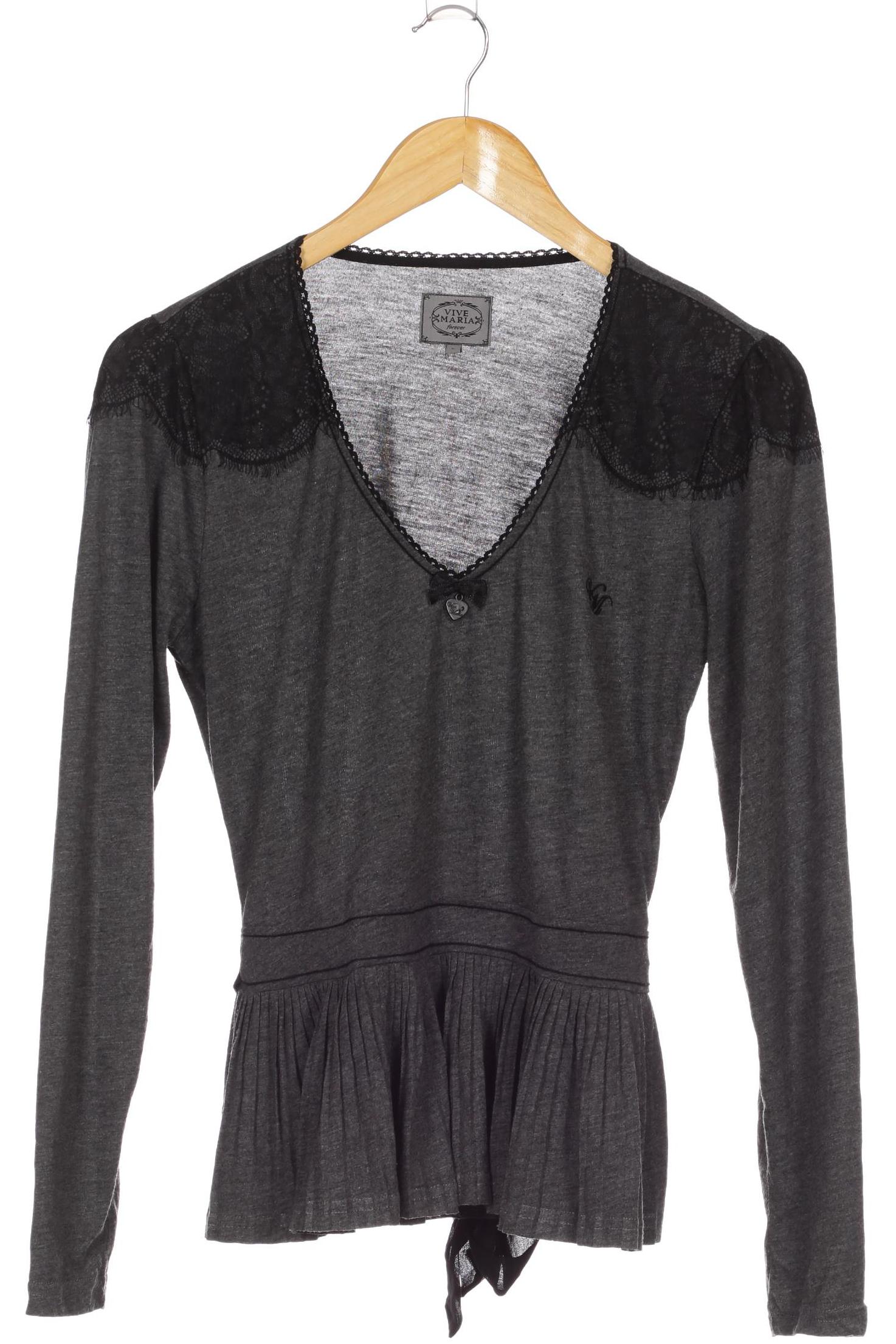 

Vive Maria Damen Langarmshirt, grau, Gr. 42