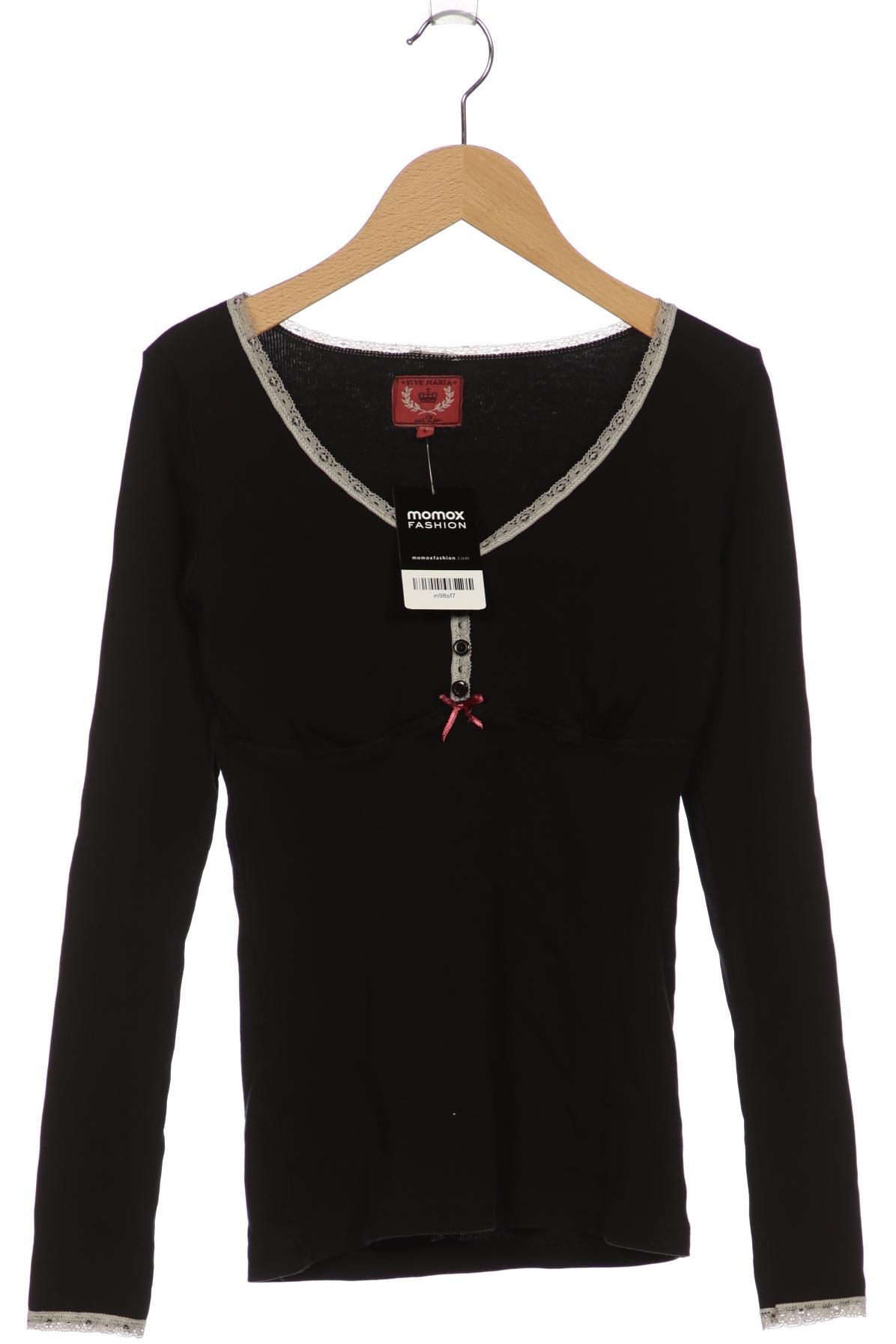 

Vive Maria Damen Langarmshirt, schwarz, Gr. 36