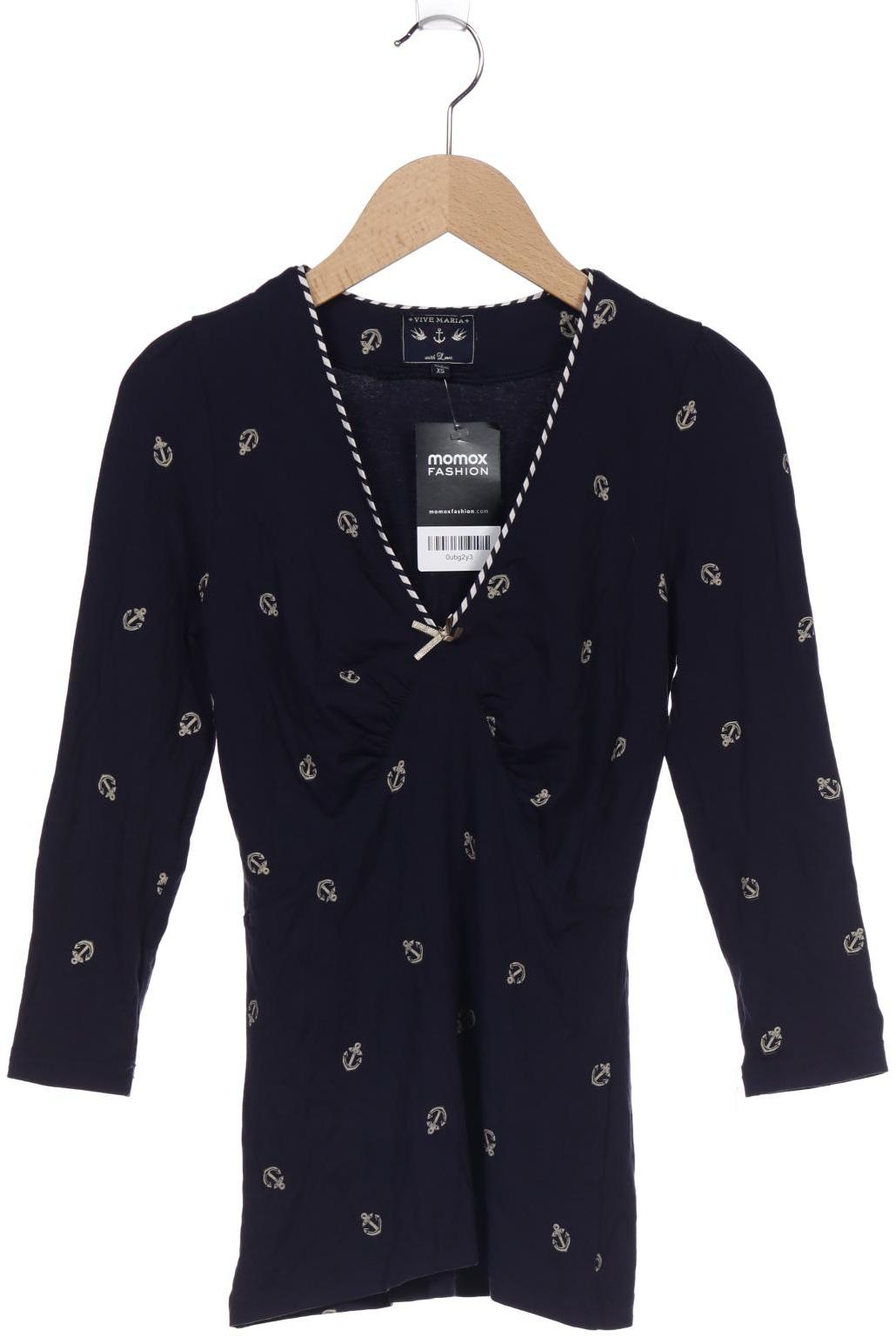

Vive Maria Damen Langarmshirt, marineblau, Gr. 34