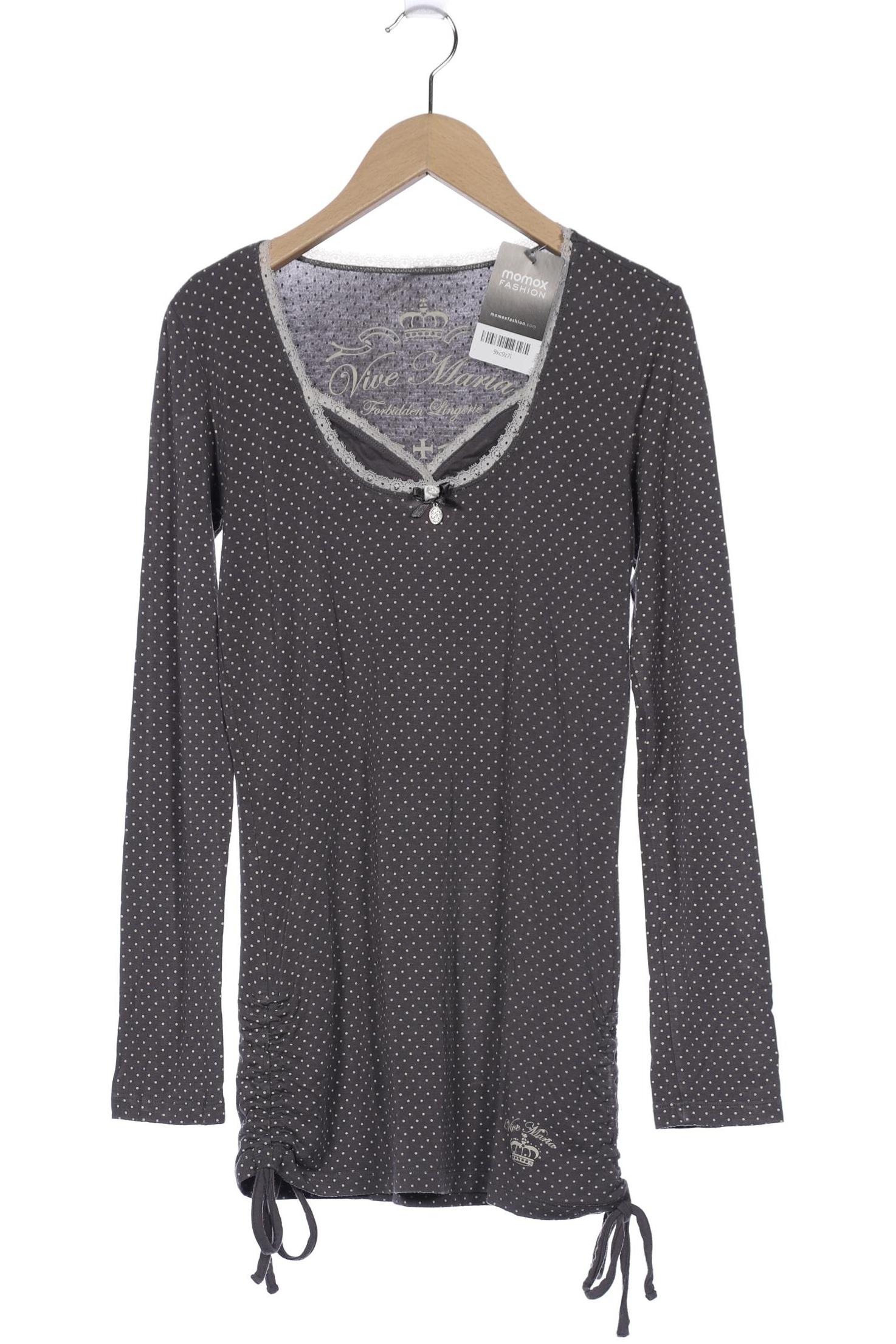 

Vive Maria Damen Langarmshirt, grau, Gr. 36