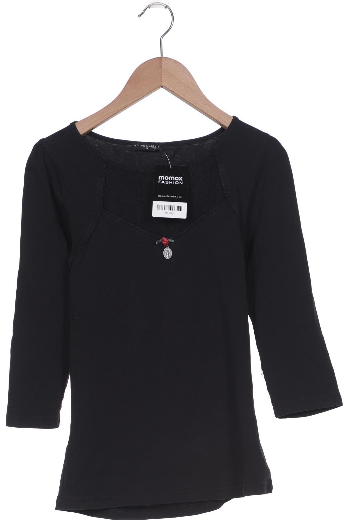 

Vive Maria Damen Langarmshirt, schwarz, Gr. 36